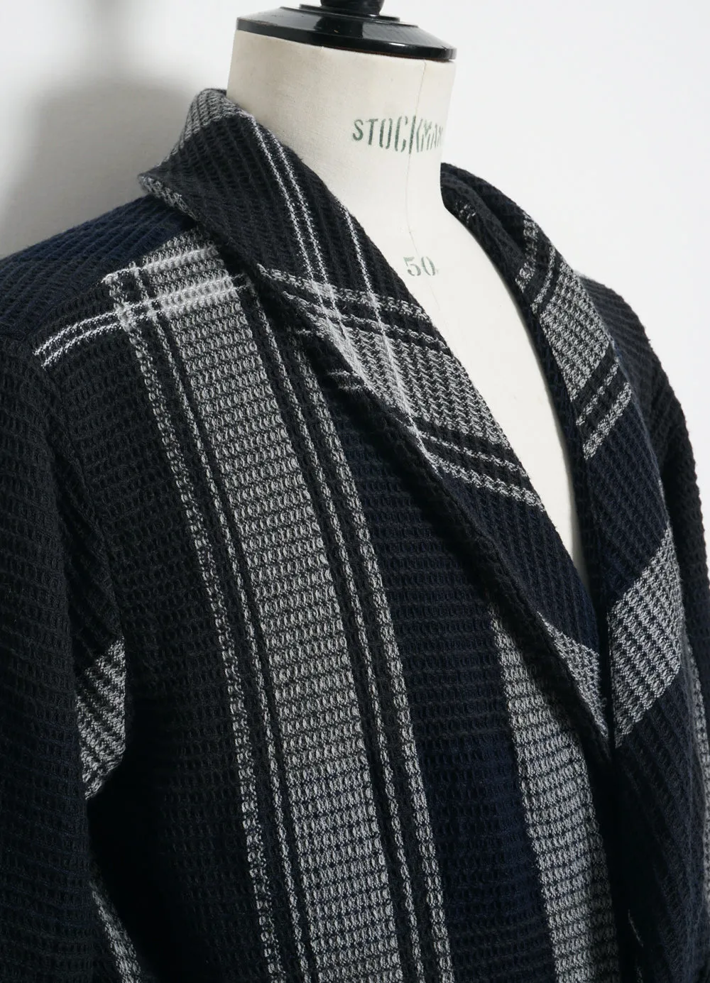 ROBE | Honeycomb Weave | Black/Navy/White sold by Hansen Garments product image thumbnail 3