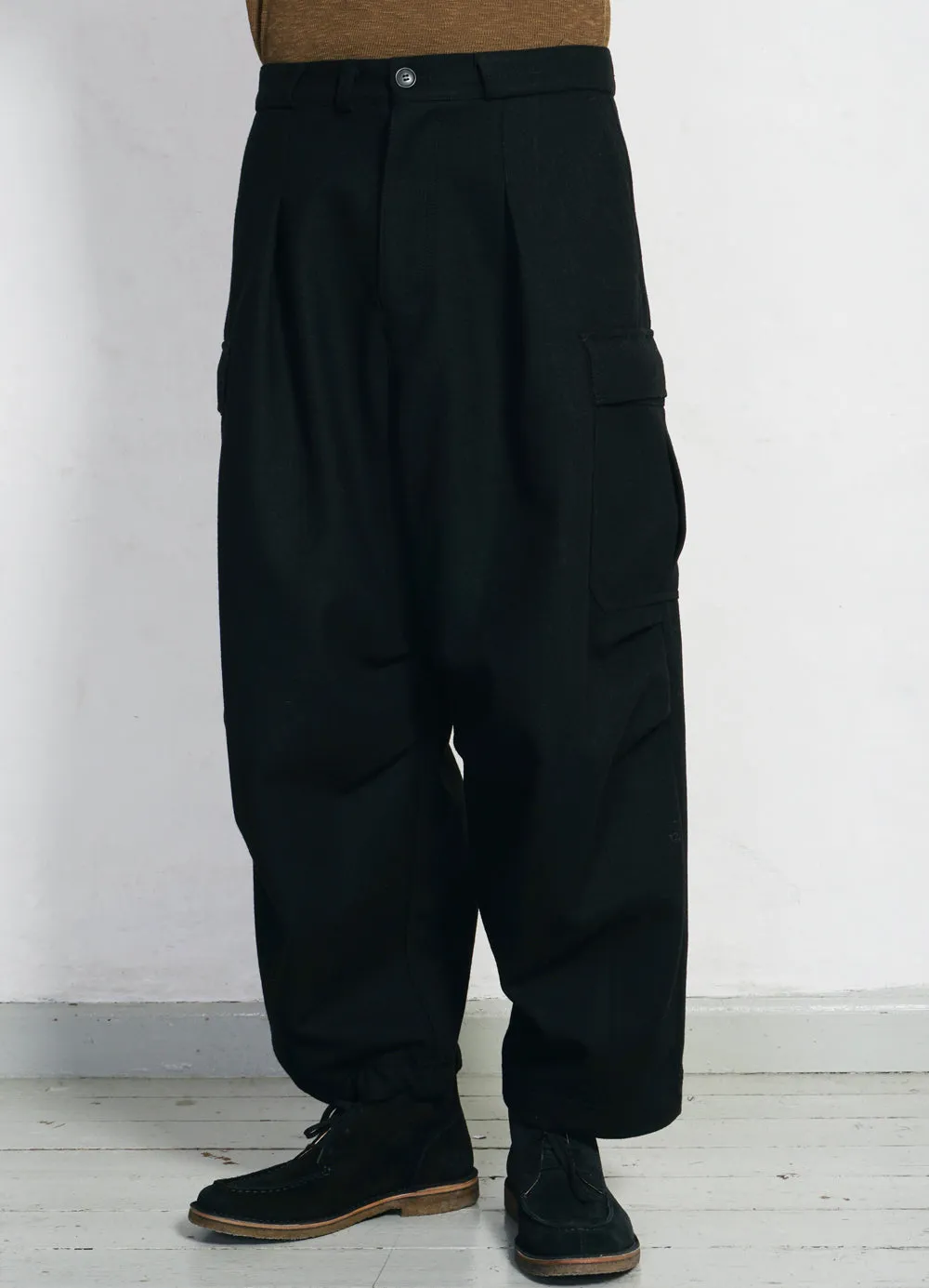 BENNY | Super Wide Balloon Trousers | Black sold by Hansen Garments product image thumbnail 3