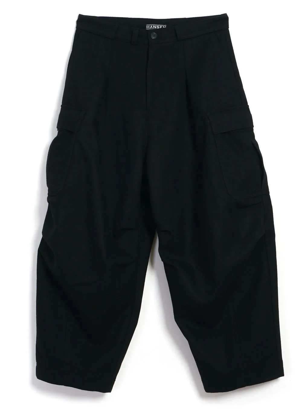 BENNY | Super Wide Balloon Trousers | Black sold by Hansen Garments