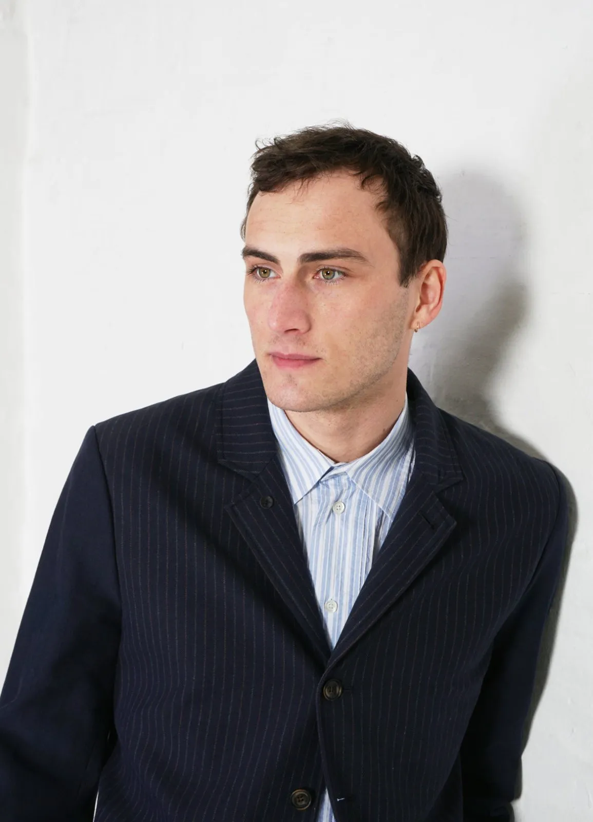 RAYMOND | Relaxed Classic Shirt | Big Blue Stripes sold by Hansen Garments product image thumbnail 2