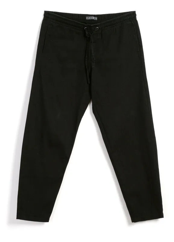 JIM | Casual Drawstring Trousers | Washed Black made by Hansen Garments