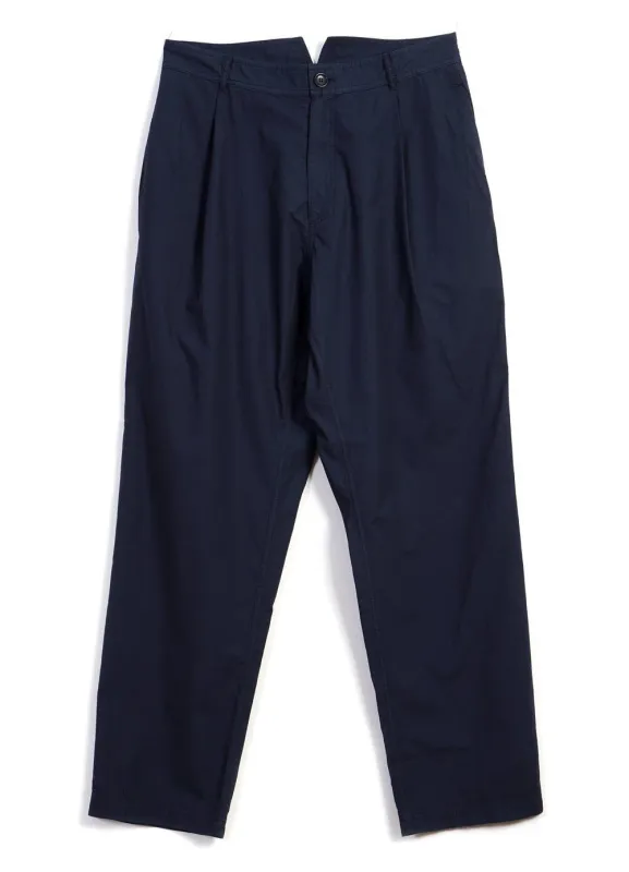 EIGIL | Light Wide Cut Summer Trousers | Navy sold by Hansen Garments