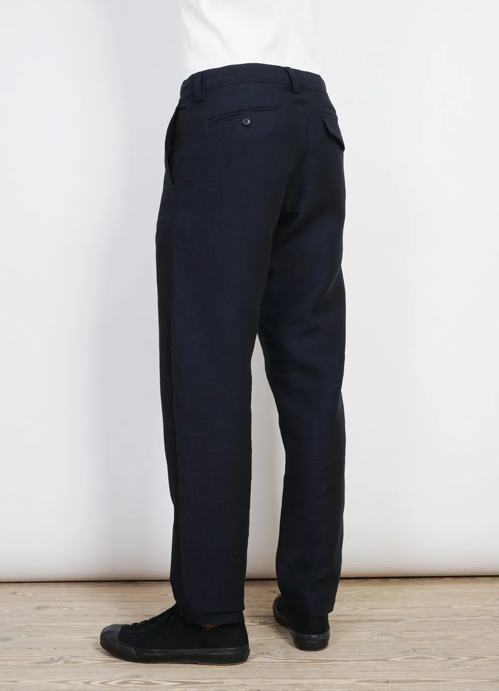 KEN | Wide Cut Trousers| 3-Tone Blue sold by Hansen Garments product image thumbnail 3