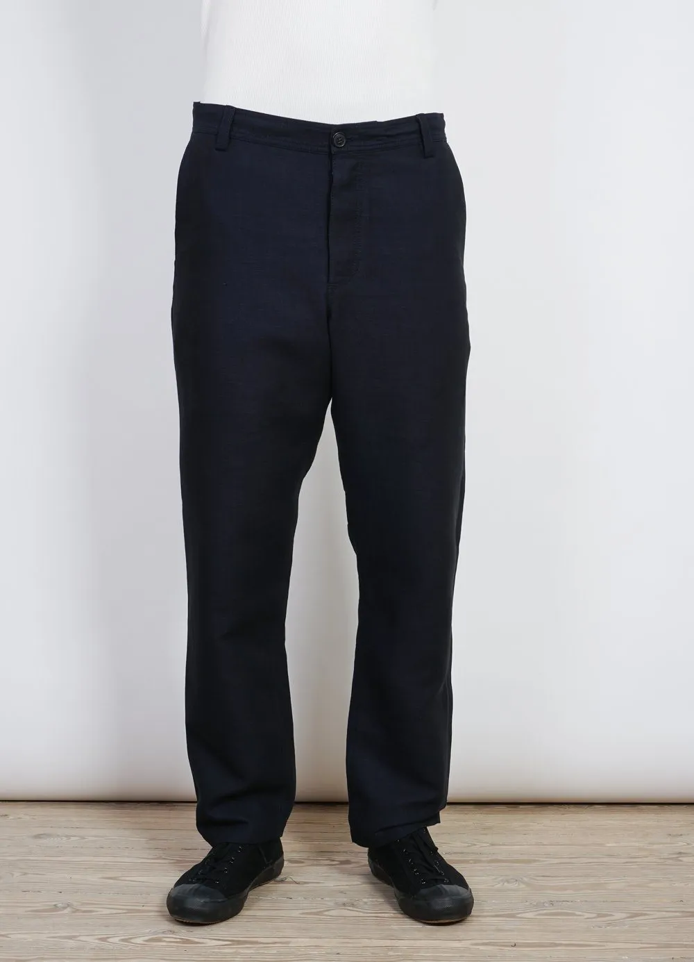 KEN | Wide Cut Trousers| 3-Tone Blue sold by Hansen Garments product image thumbnail 2