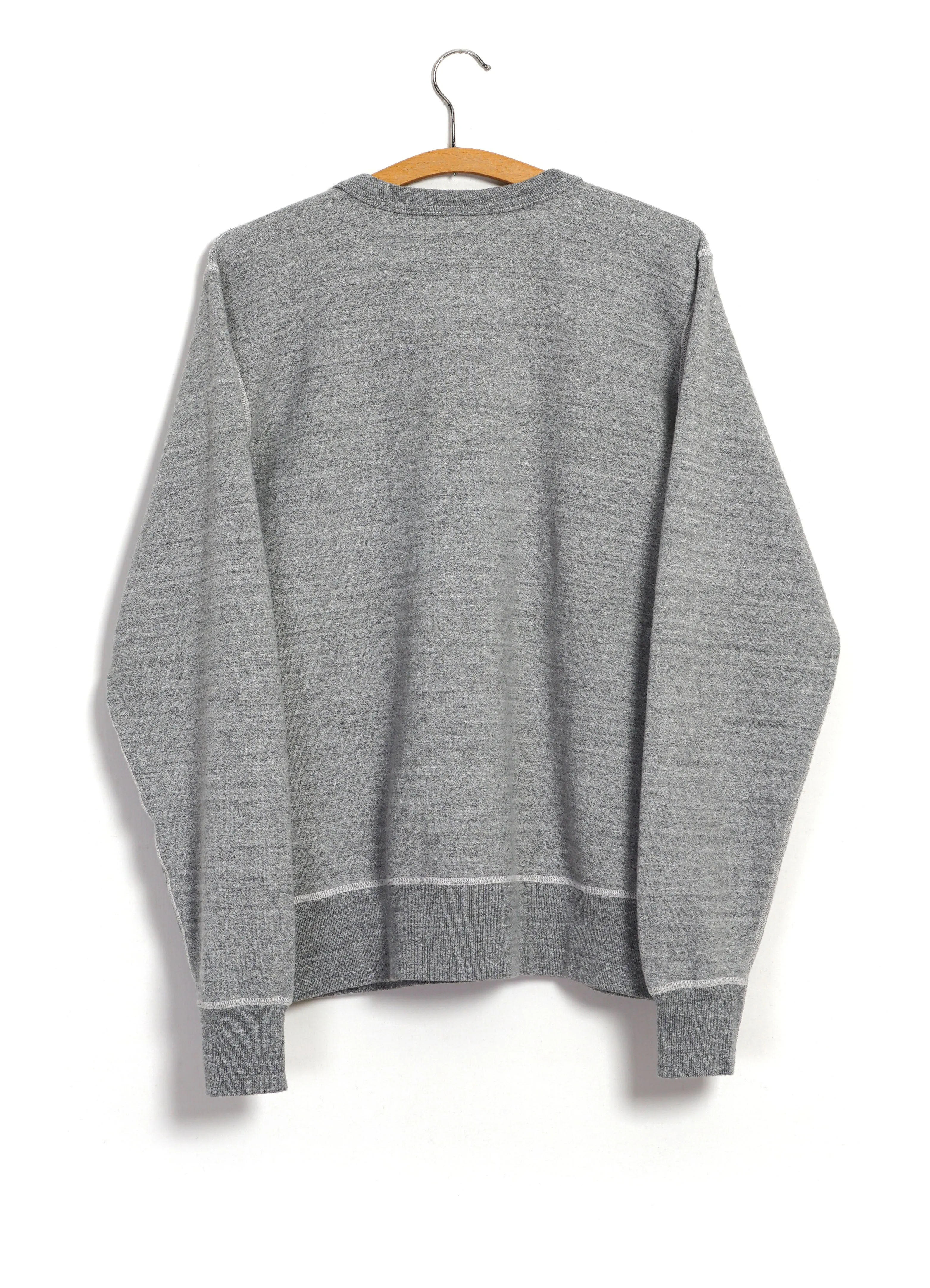 SET-IN CREW NECK SWEATSHIRT | Heather Grey sold by Hansen Garments product image thumbnail 5