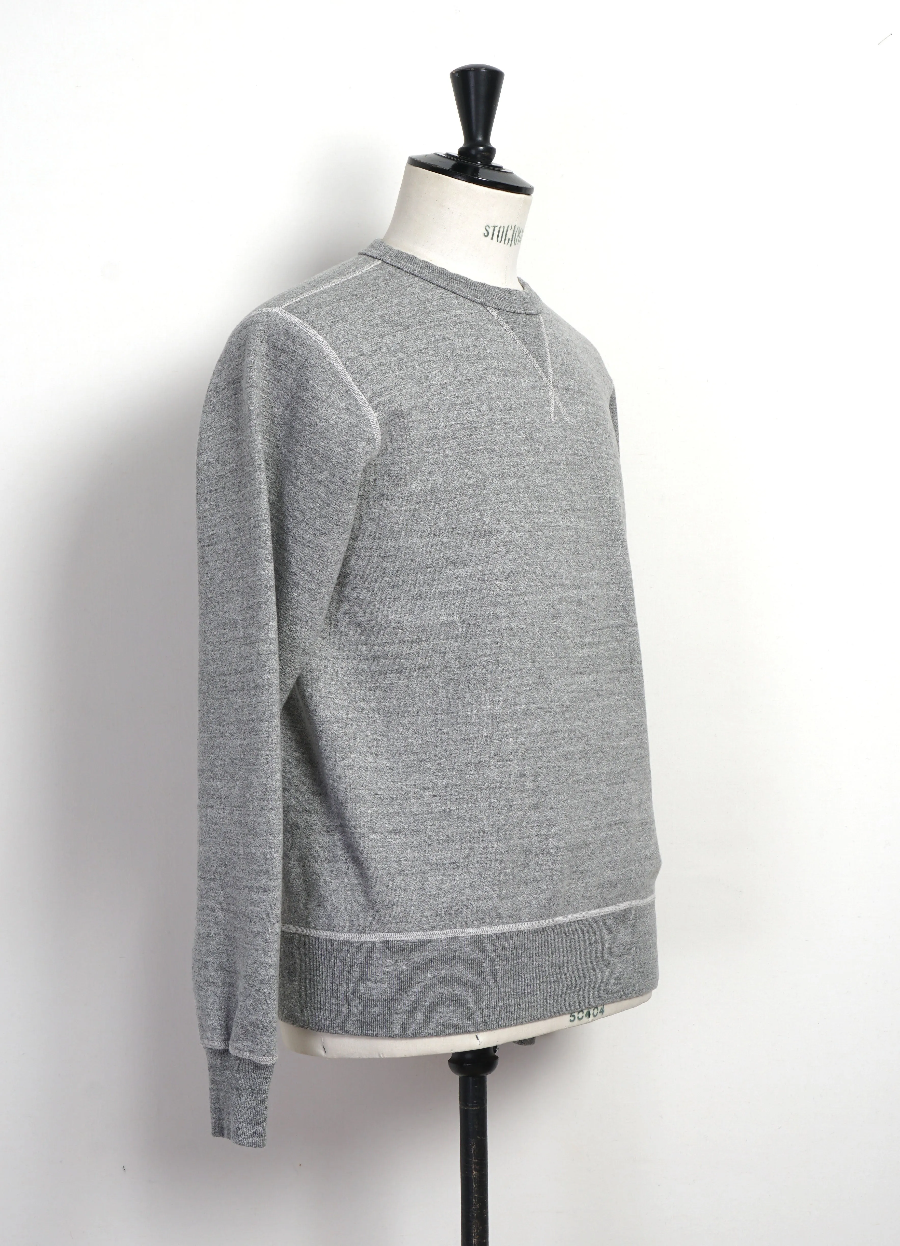 SET-IN CREW NECK SWEATSHIRT | Heather Grey sold by Hansen Garments product image thumbnail 2