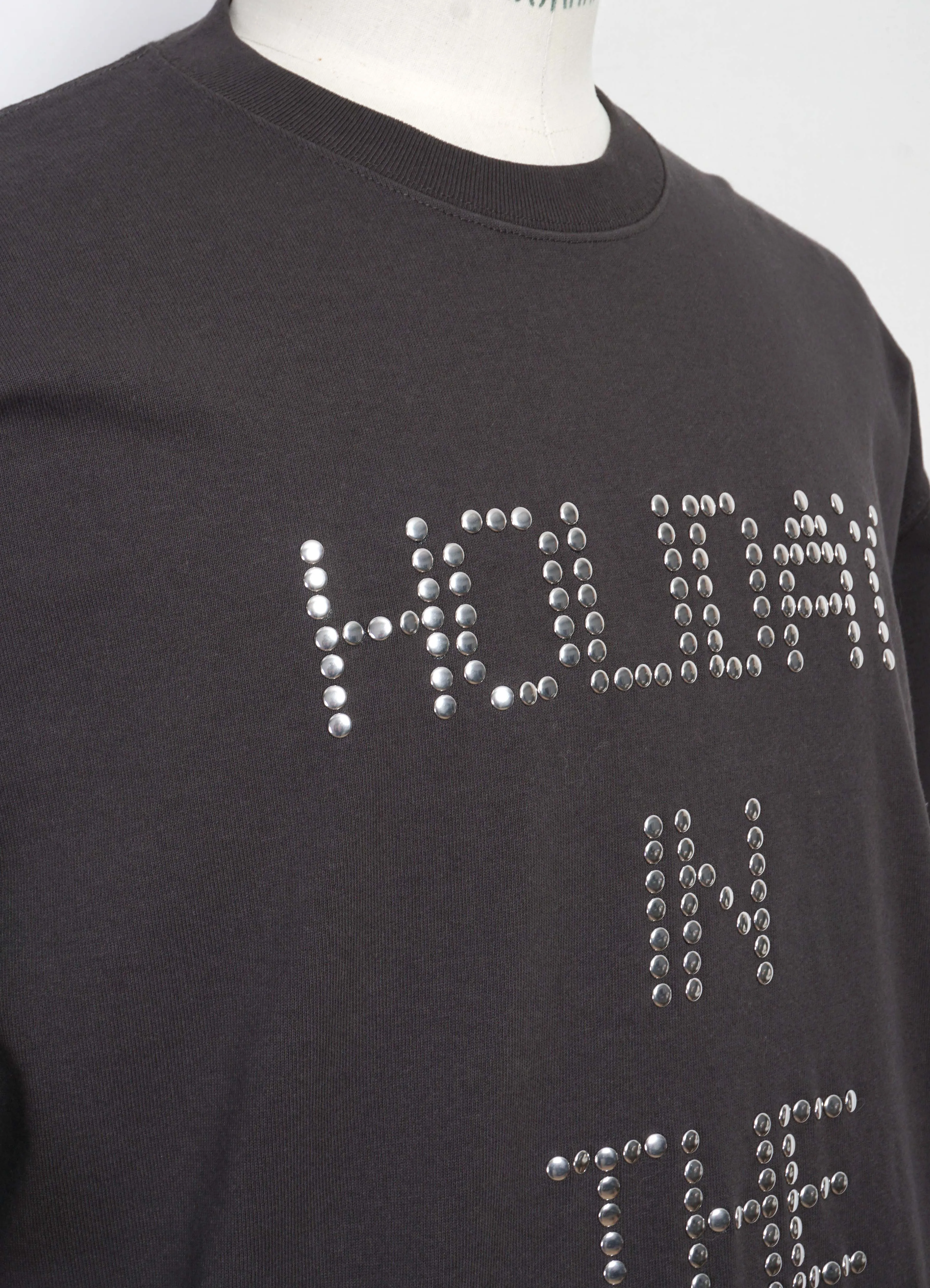 H.I.T.M | Rivet T-shirt | Black sold by Hansen Garments product image thumbnail 5