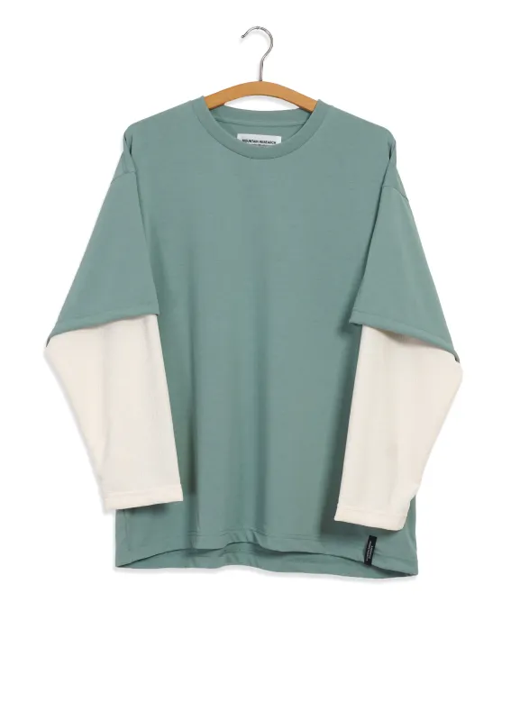LAYERED TEE | Two Layer T-shirt | Sage & Ivory made by Mountain Research