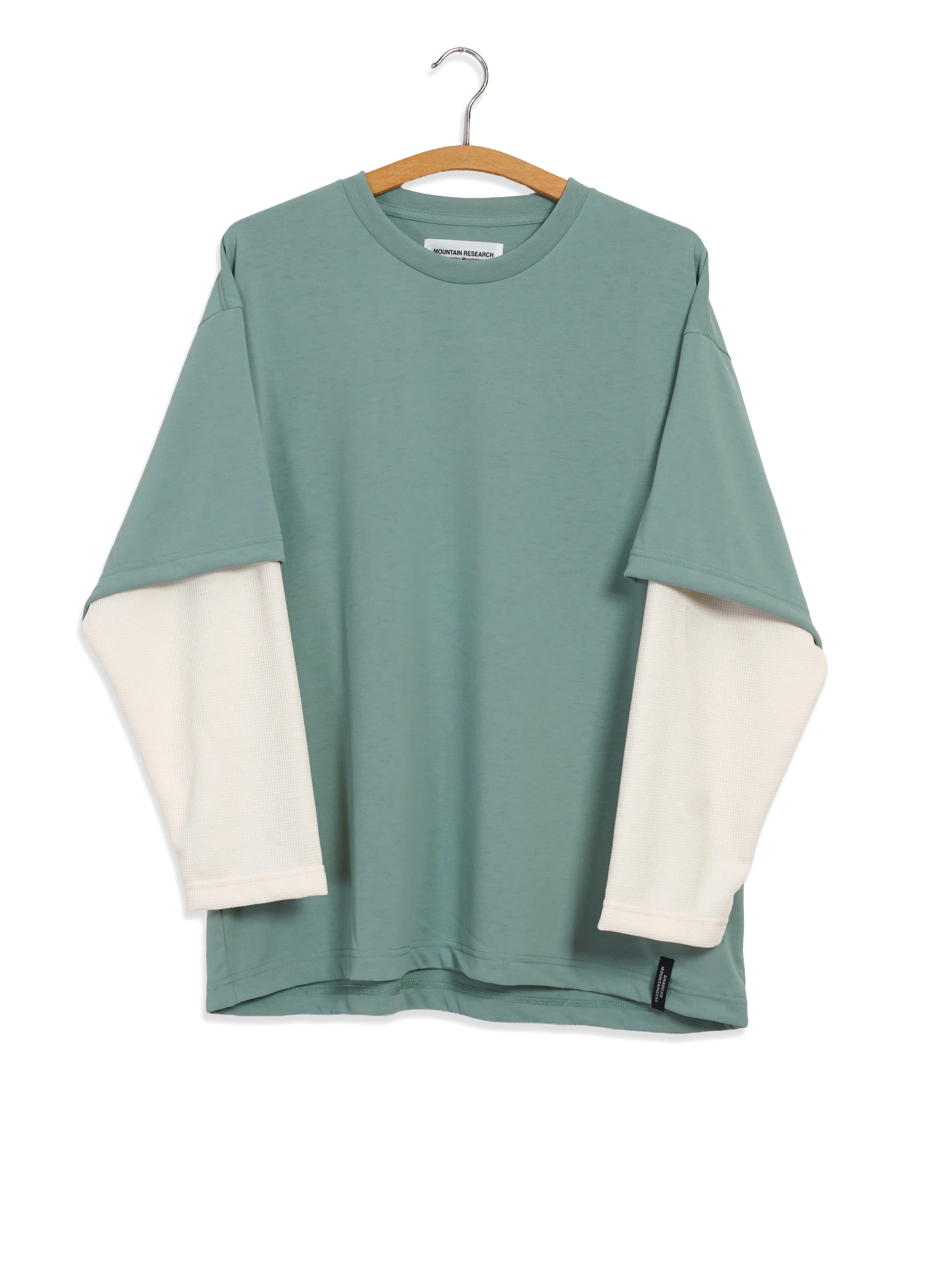 LAYERED TEE | Two Layer T-shirt | Sage & Ivory sold by Hansen Garments