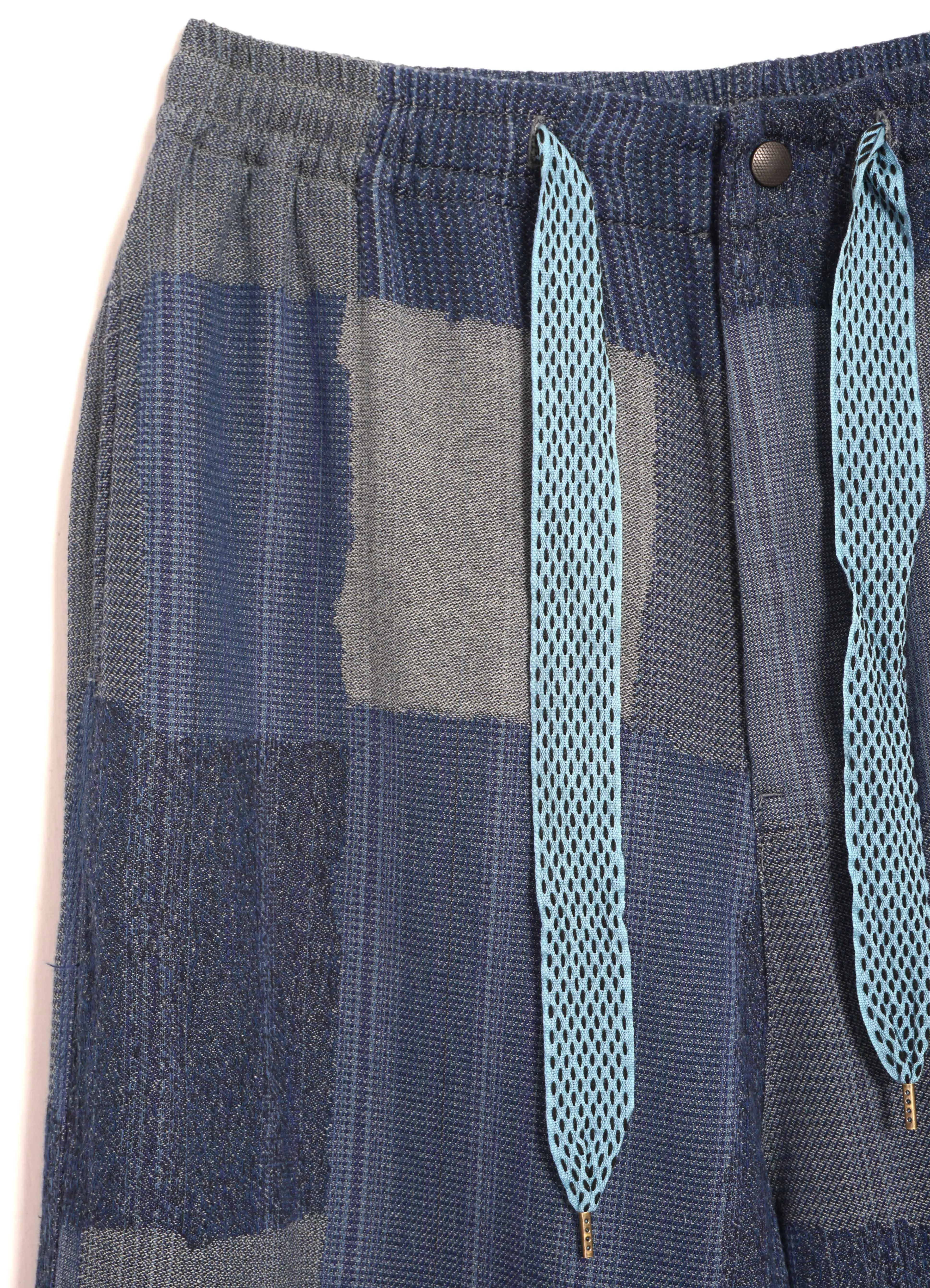 TUGIHAGI EASY | Cotton & Linen Drawstring Pants | Navy sold by Hansen Garments product image thumbnail 2