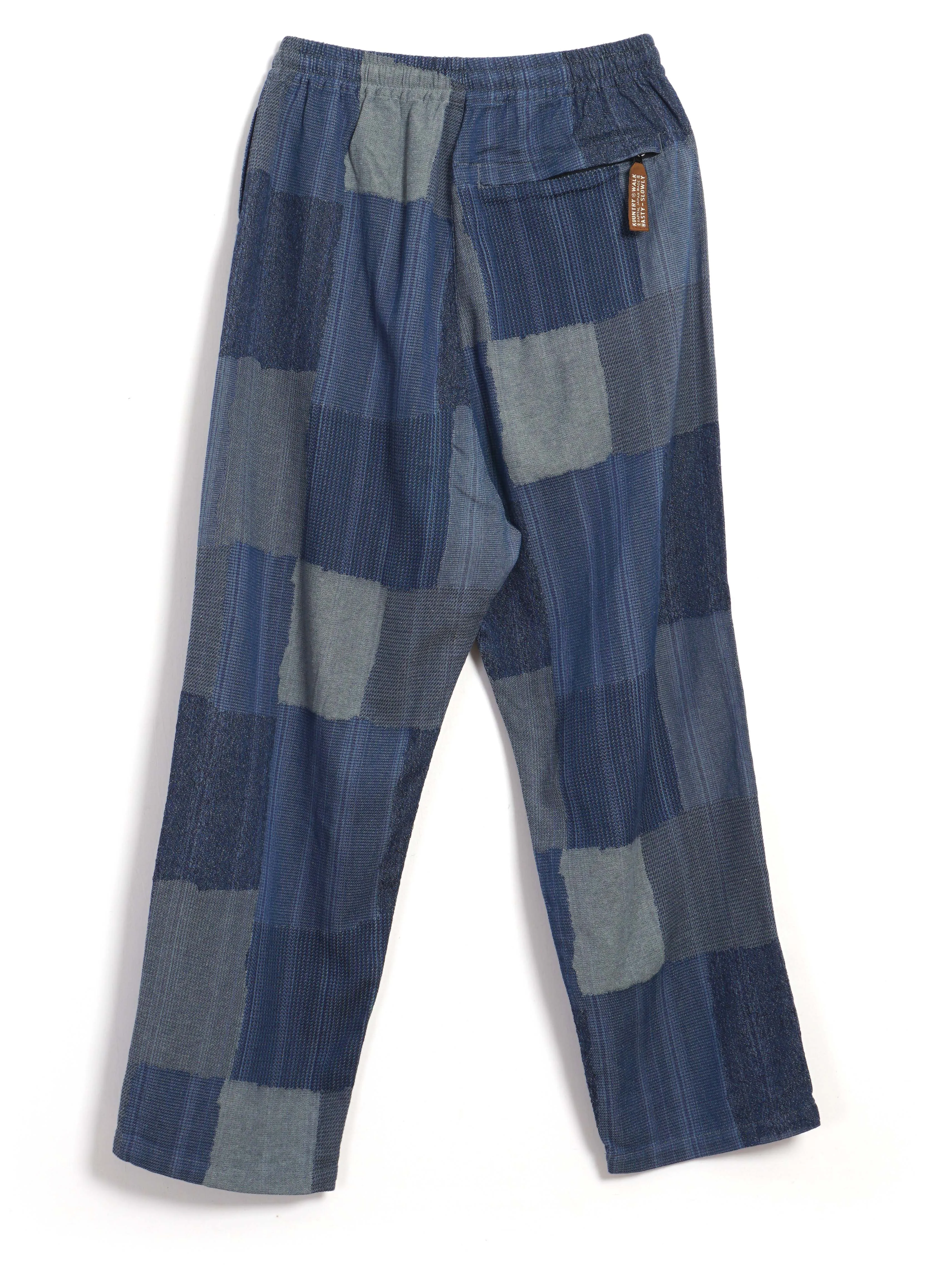 TUGIHAGI EASY | Cotton & Linen Drawstring Pants | Navy sold by Hansen Garments product image thumbnail 3