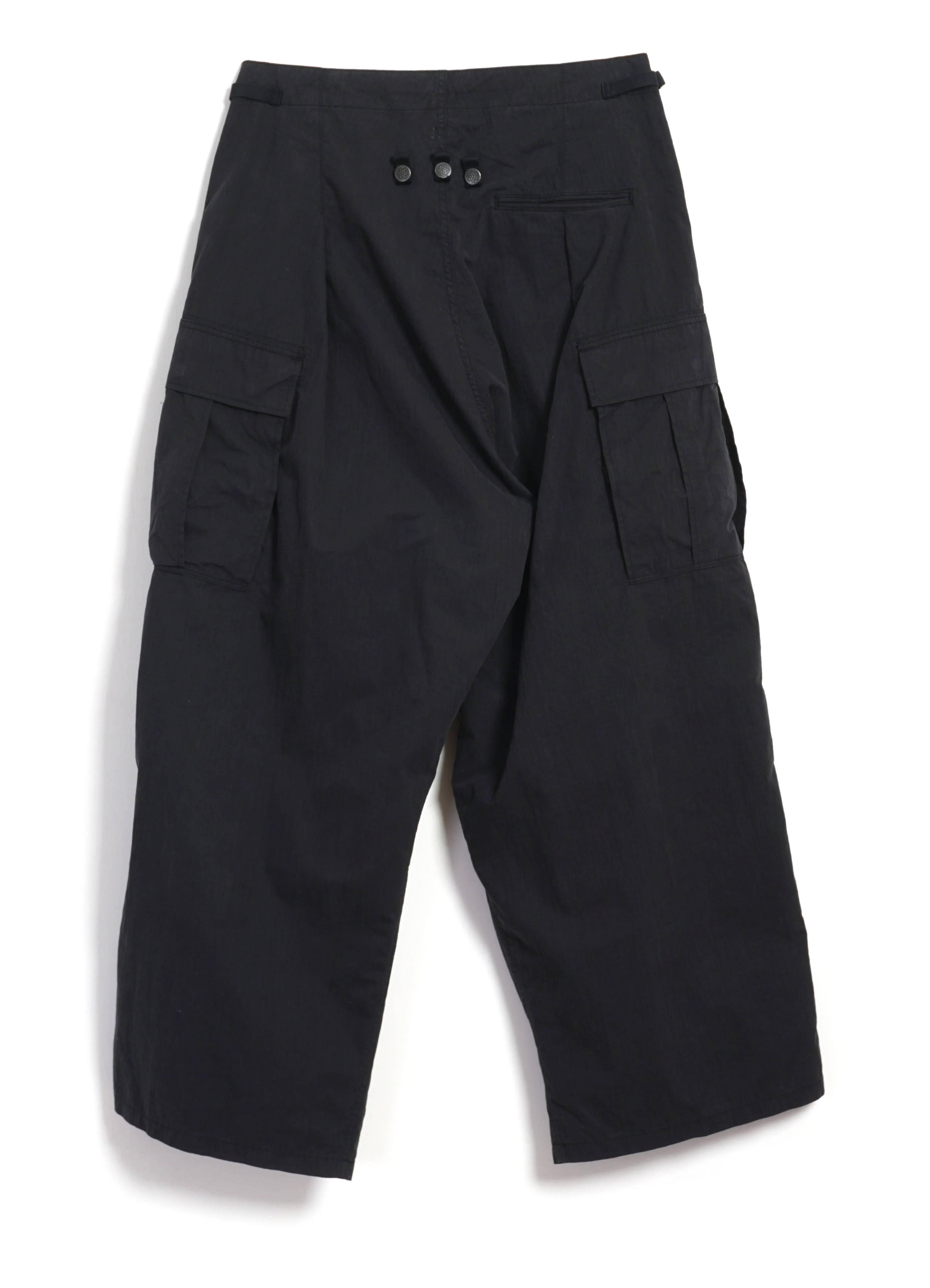 JUMBO CARGO PANTS | Ripstop Workwear Trouser | Black sold by Hansen Garments product image thumbnail 2