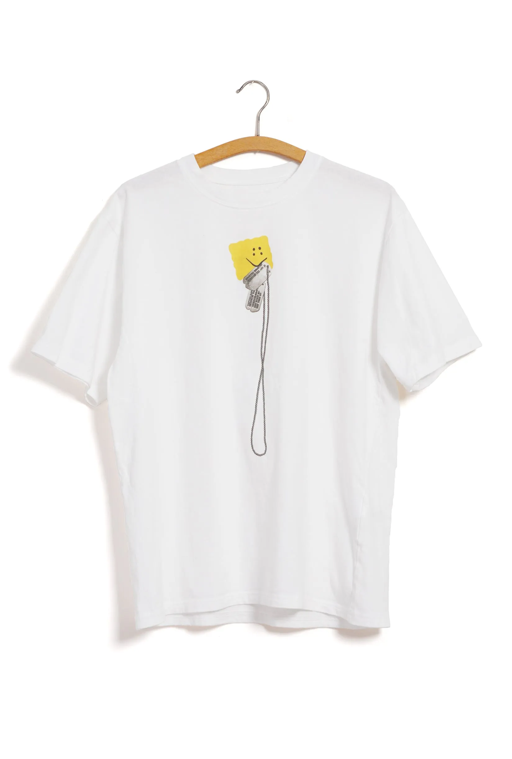 PECKISH DOGTAG | 20oz T-shirt | White sold by Hansen Garments