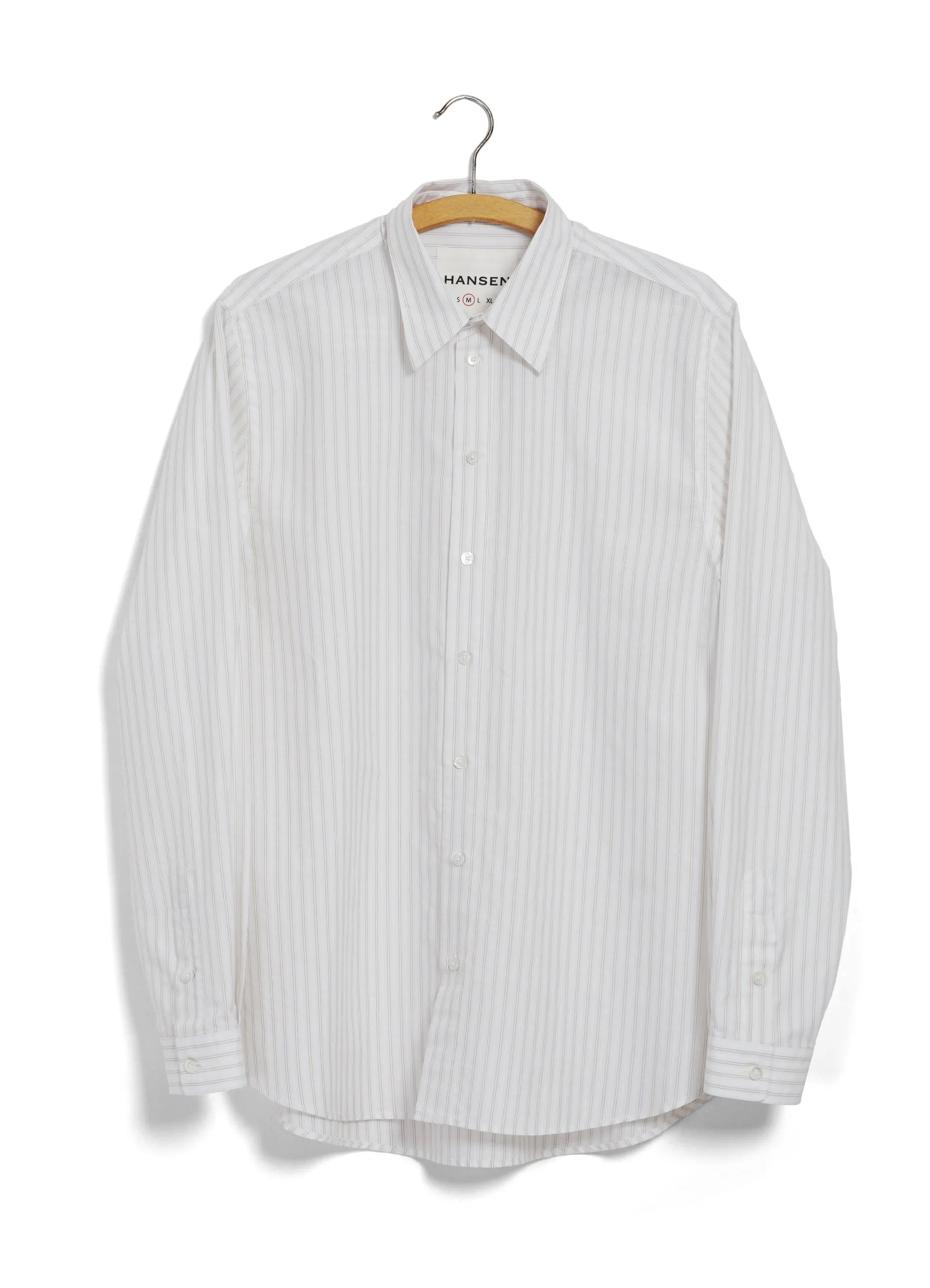 HENRI 32-21-9 | Classic Shirt | Yellow Stripes sold by Hansen Garments
