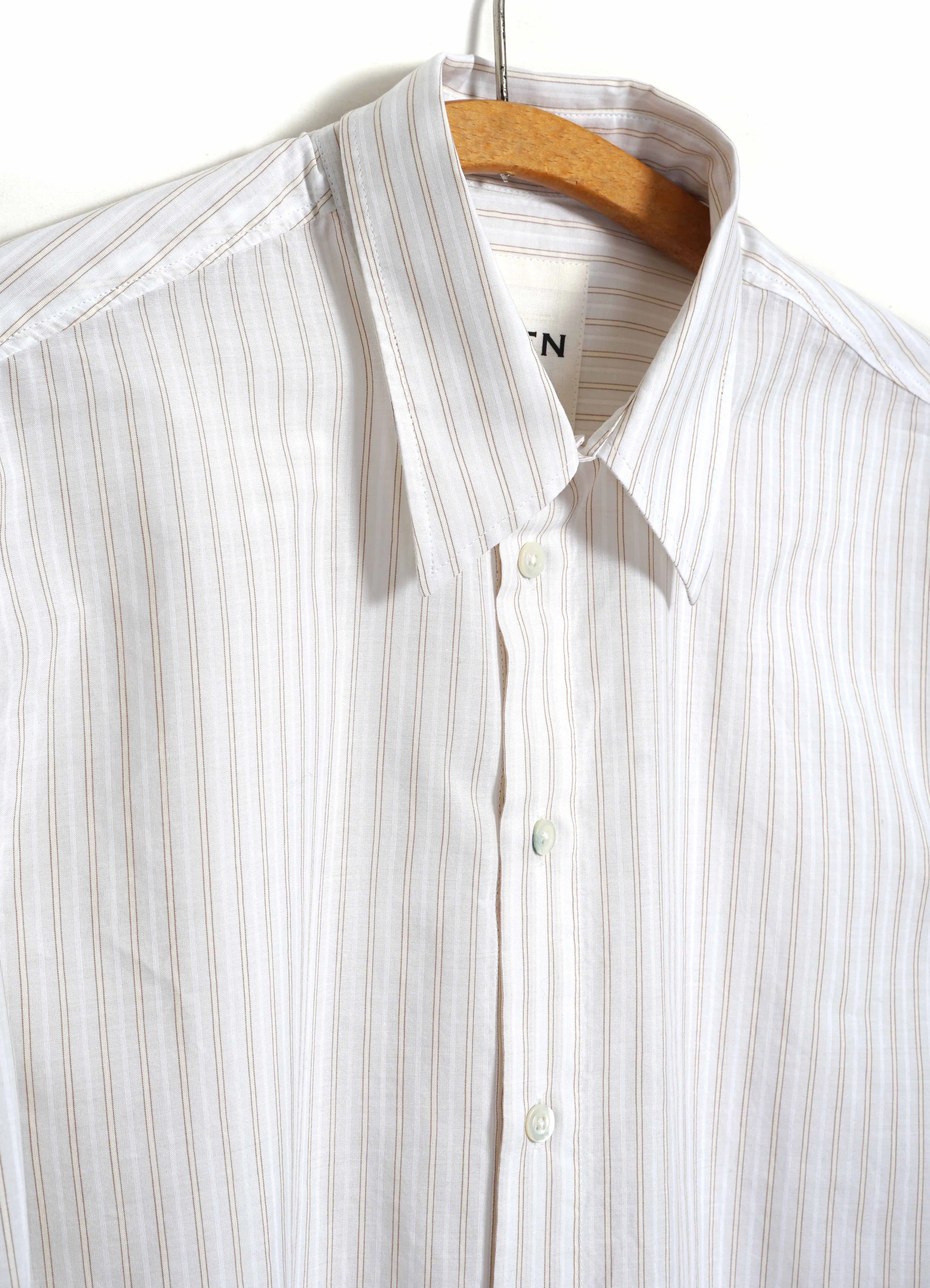 HENRI 32-21-9 | Classic Shirt | Yellow Stripes sold by Hansen Garments product image thumbnail 2