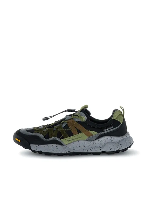 IWANO 2 UNI | Waterproof Suede & Nylon Sneaker | Anthracite/Dark Grey made by Flower Mountain