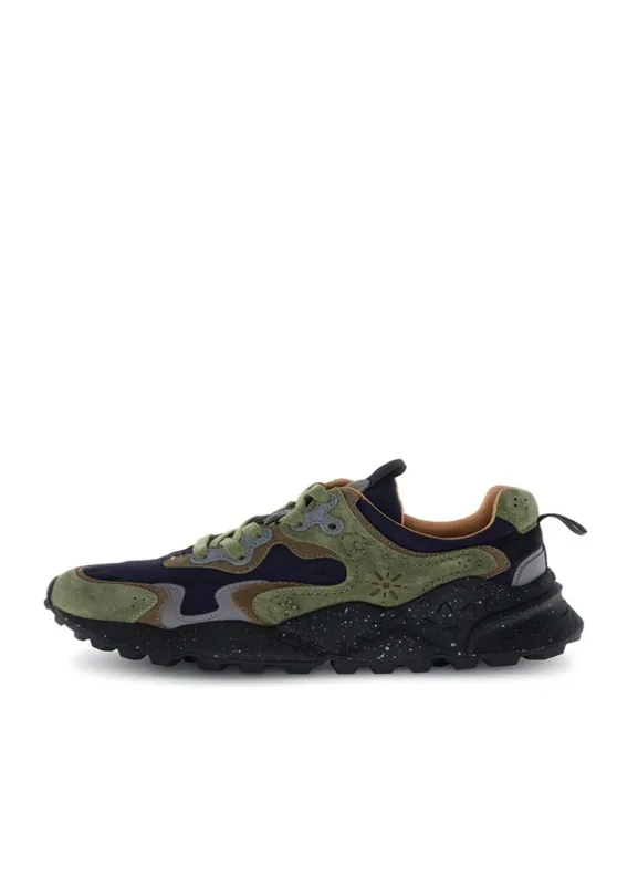 RULIS | Suede & Nylon Sneaker | Brown/Black/Grey made by Flower Mountain
