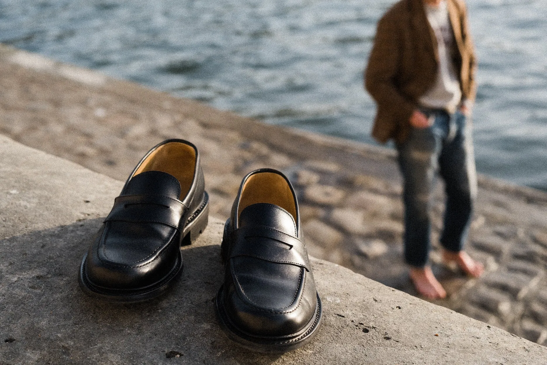 Paul - Chaussures Mocassin Cuir Noir sold by Max Sauveur product image thumbnail 3