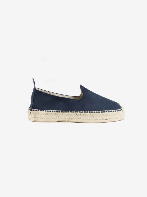 Navy Suede Espadrilles sold by Grand Lè Mar