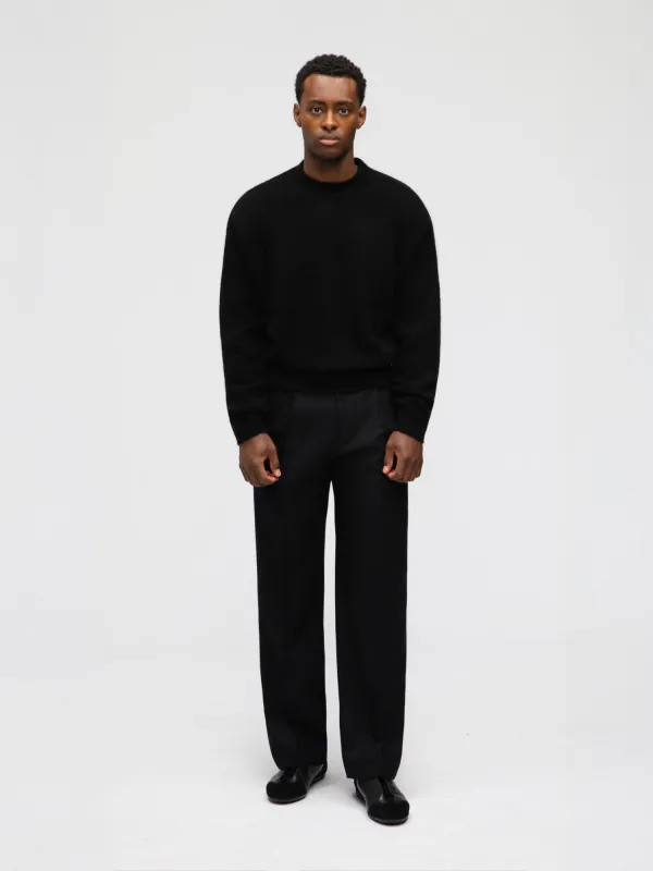 Black Mohair Crewneck sold by Grand Lè Mar