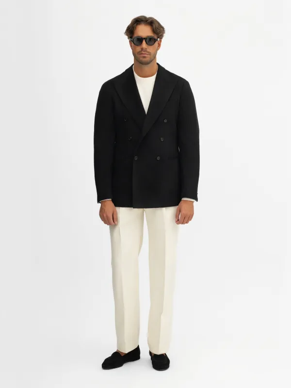 Black Wool Cashmere Jacket sold by Grand Lè Mar