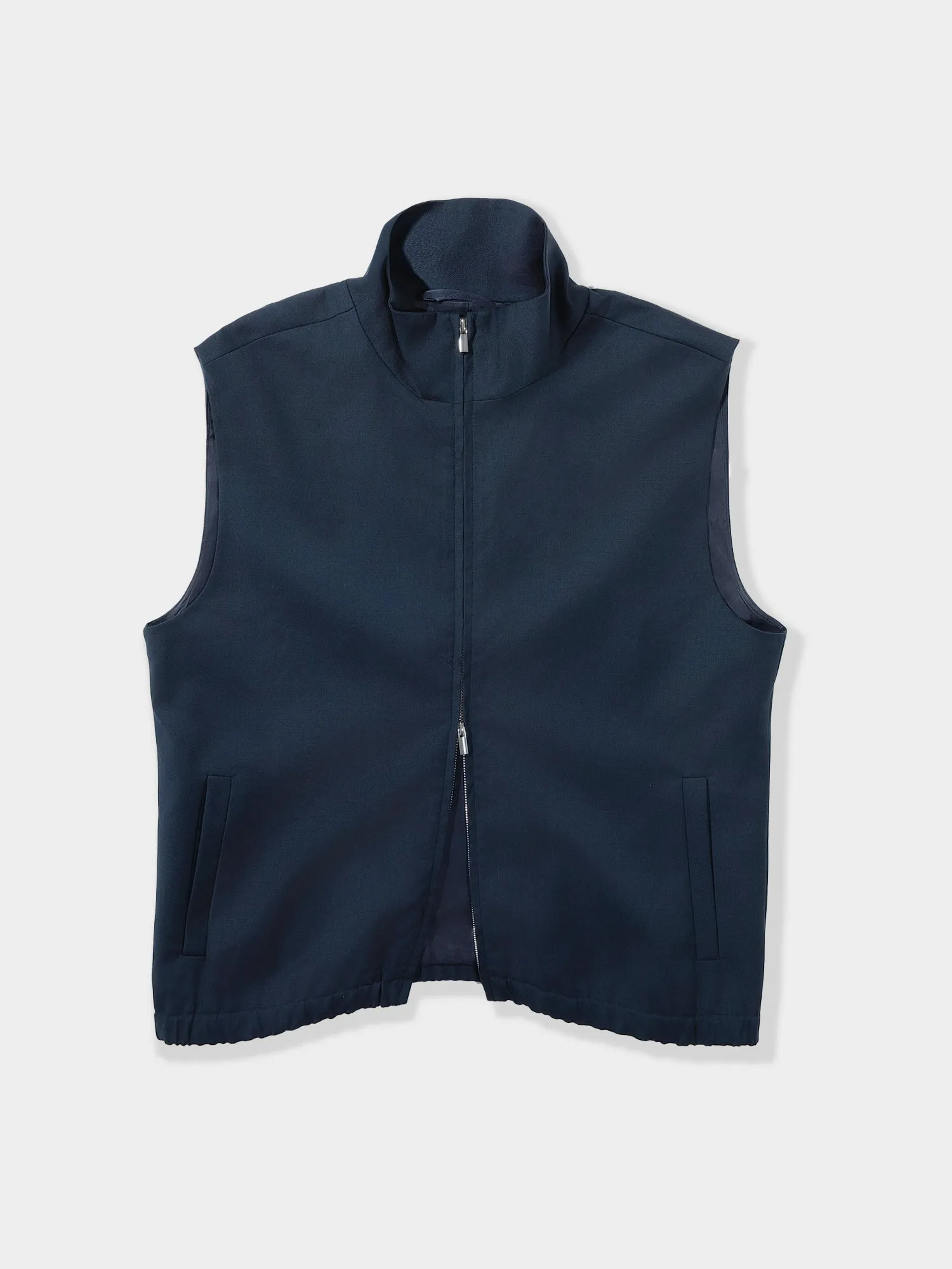 Navy Wool Vest sold by Grand Lè Mar product image thumbnail 2