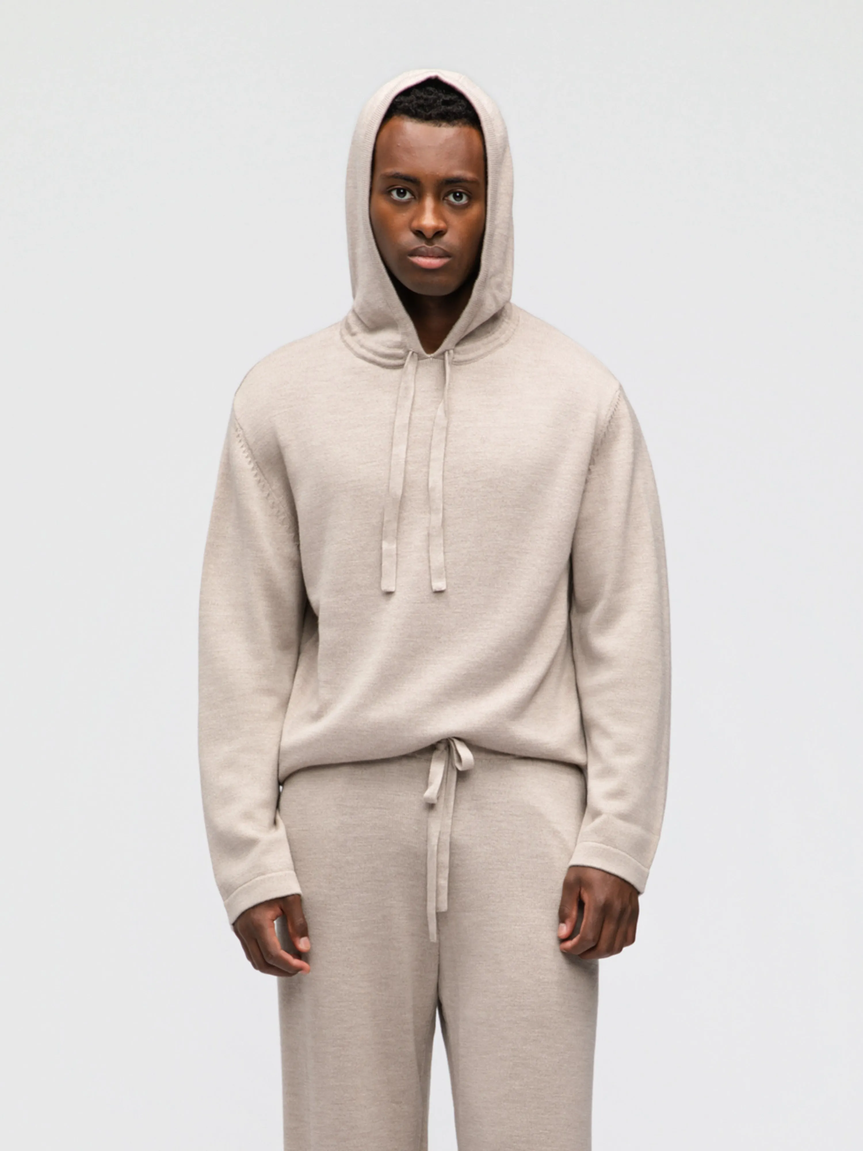 Camel Merino Wool Hoodie sold by Grand Lè Mar product image thumbnail 4