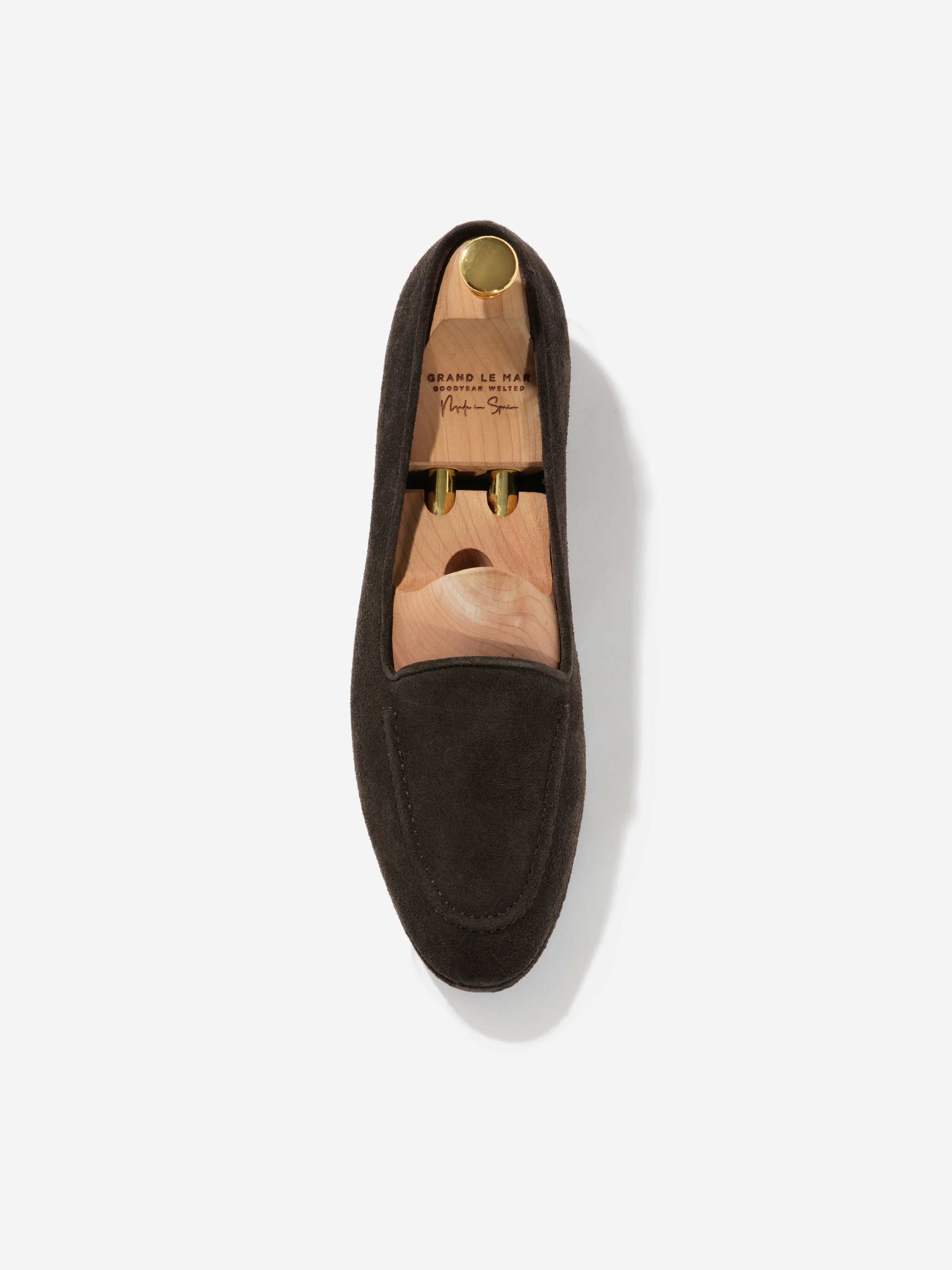 Brown Suede Belgian Loafers sold by Grand Lè Mar product image thumbnail 4