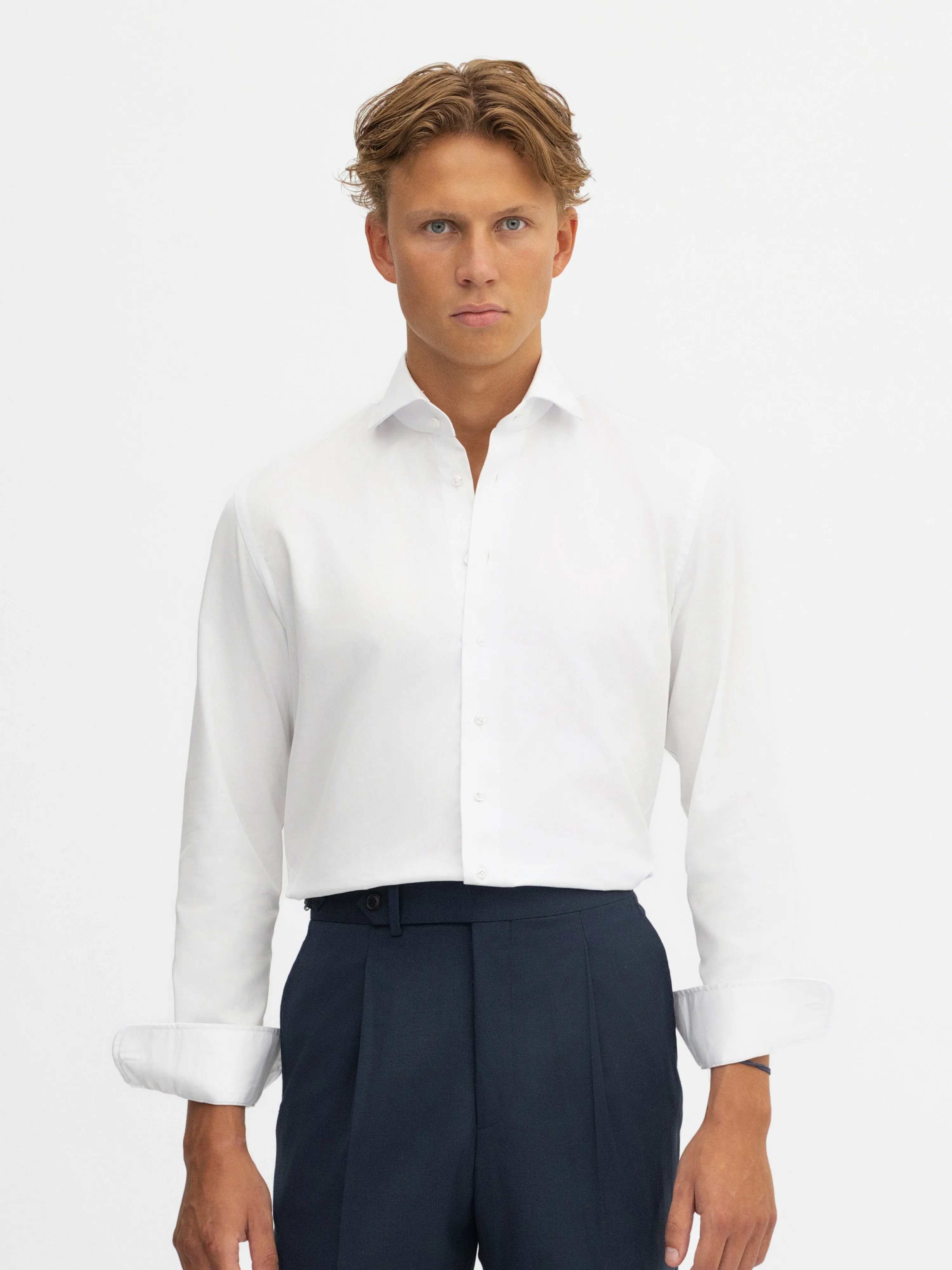 White Poplin Shirt sold by Grand Lè Mar product image thumbnail 4