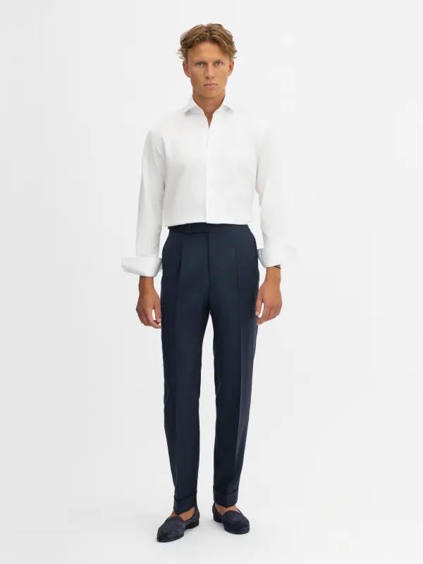 White Poplin Shirt sold by Grand Lè Mar