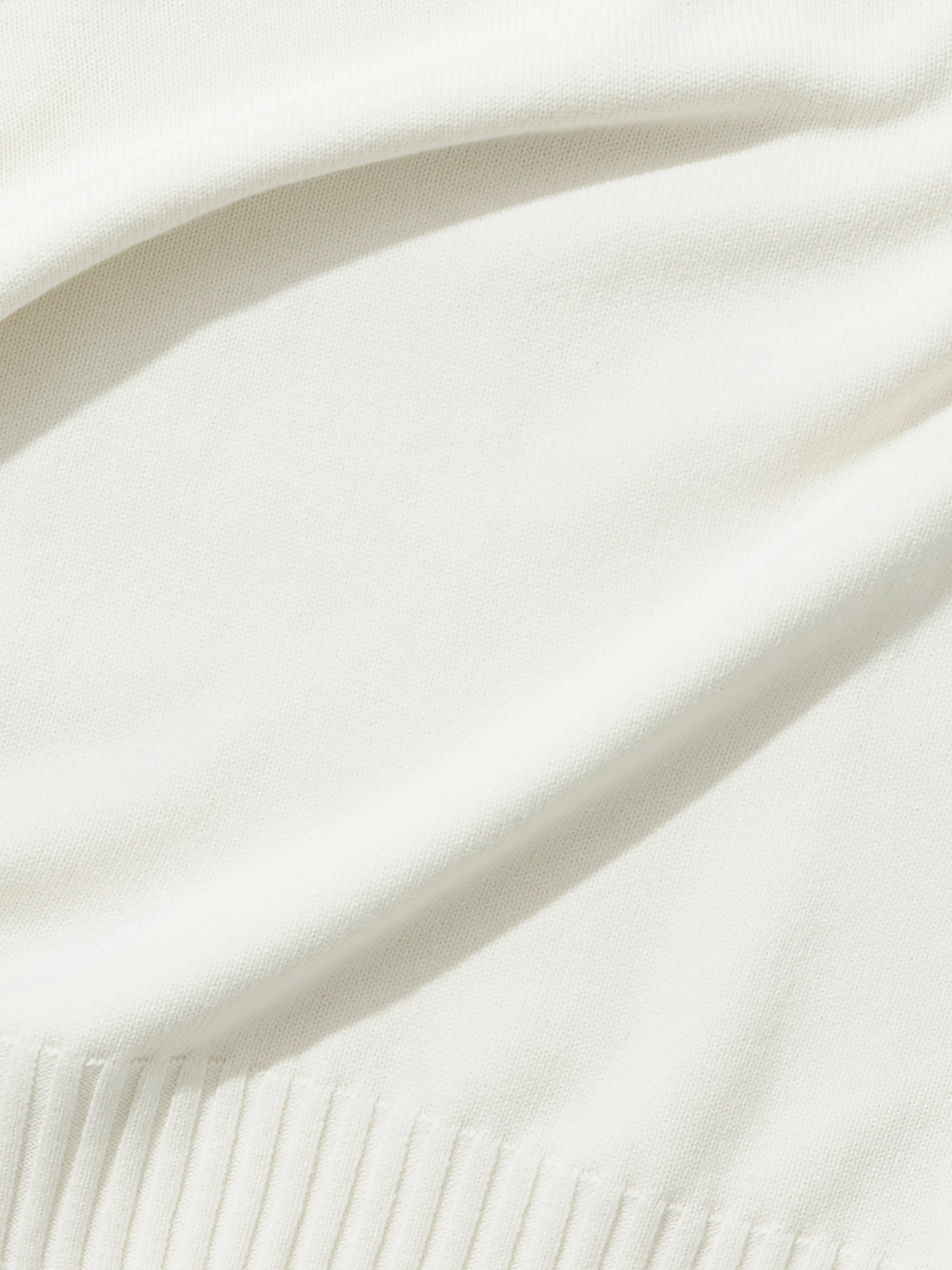 Ivory Cotton Silk V-Neck Vest sold by Grand Lè Mar product image thumbnail 5