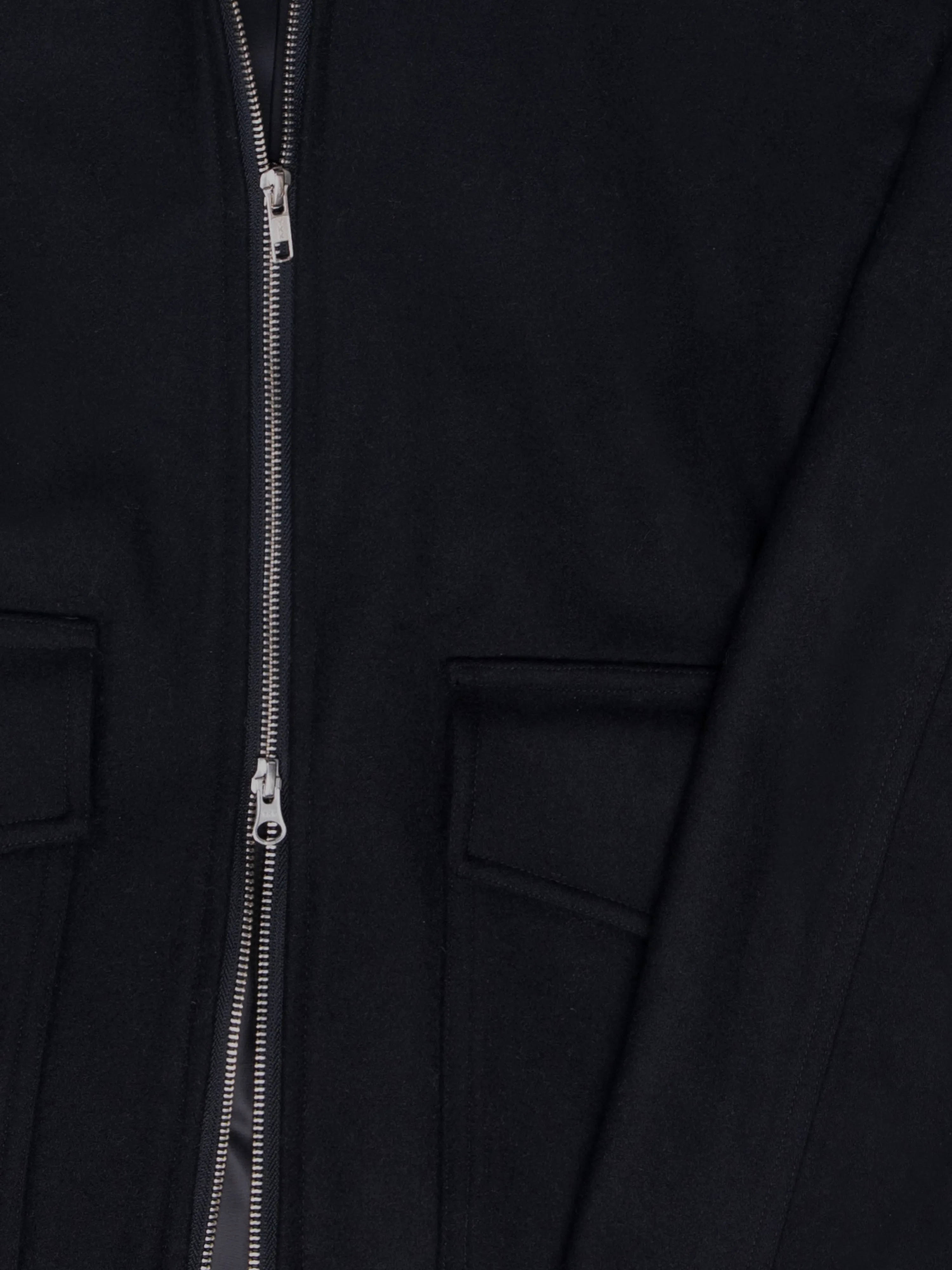 Black Flannel Flight Jacket sold by Grand Lè Mar product image thumbnail 5