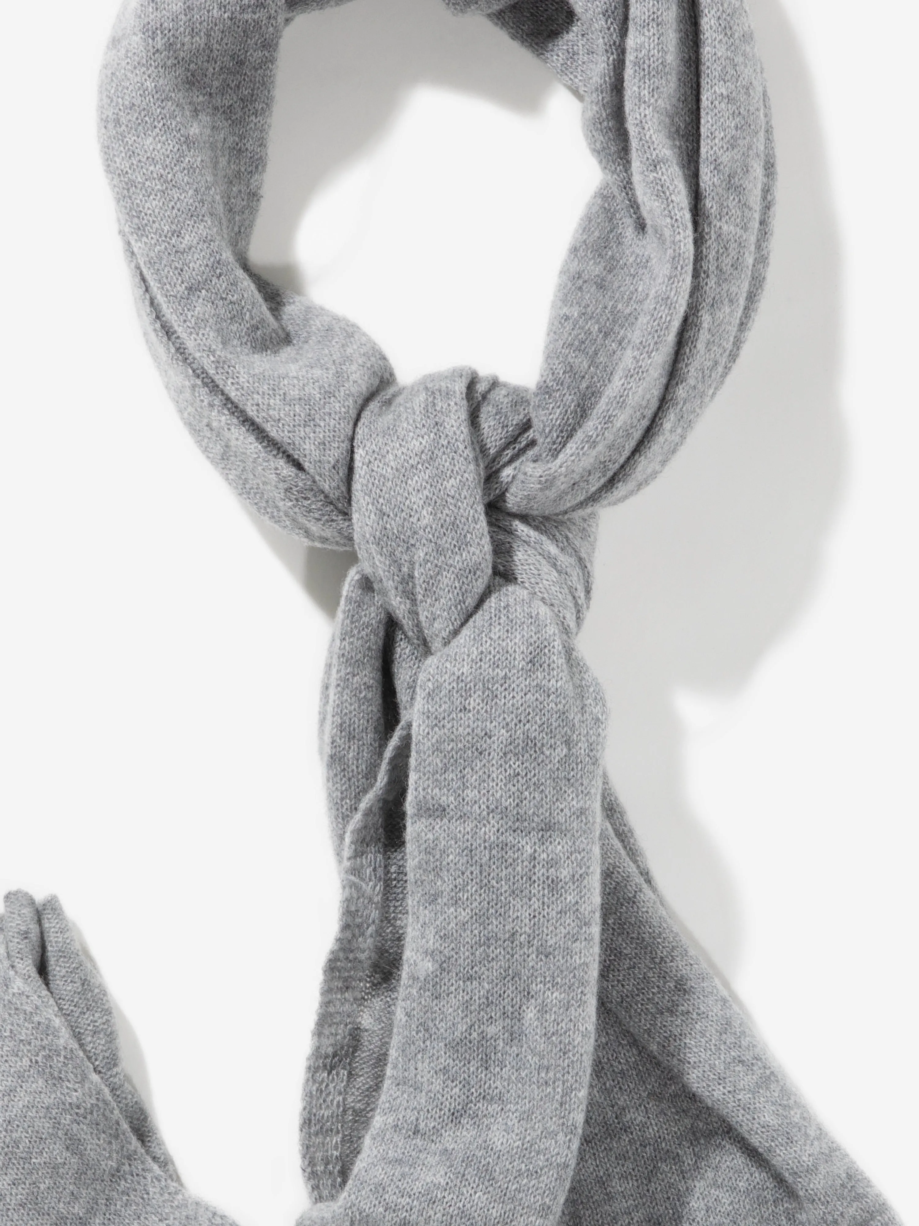 Grey Cashmere Scarf sold by Grand Lè Mar product image thumbnail 5