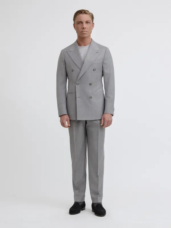 Grey Wool Suit sold by Grand Lè Mar
