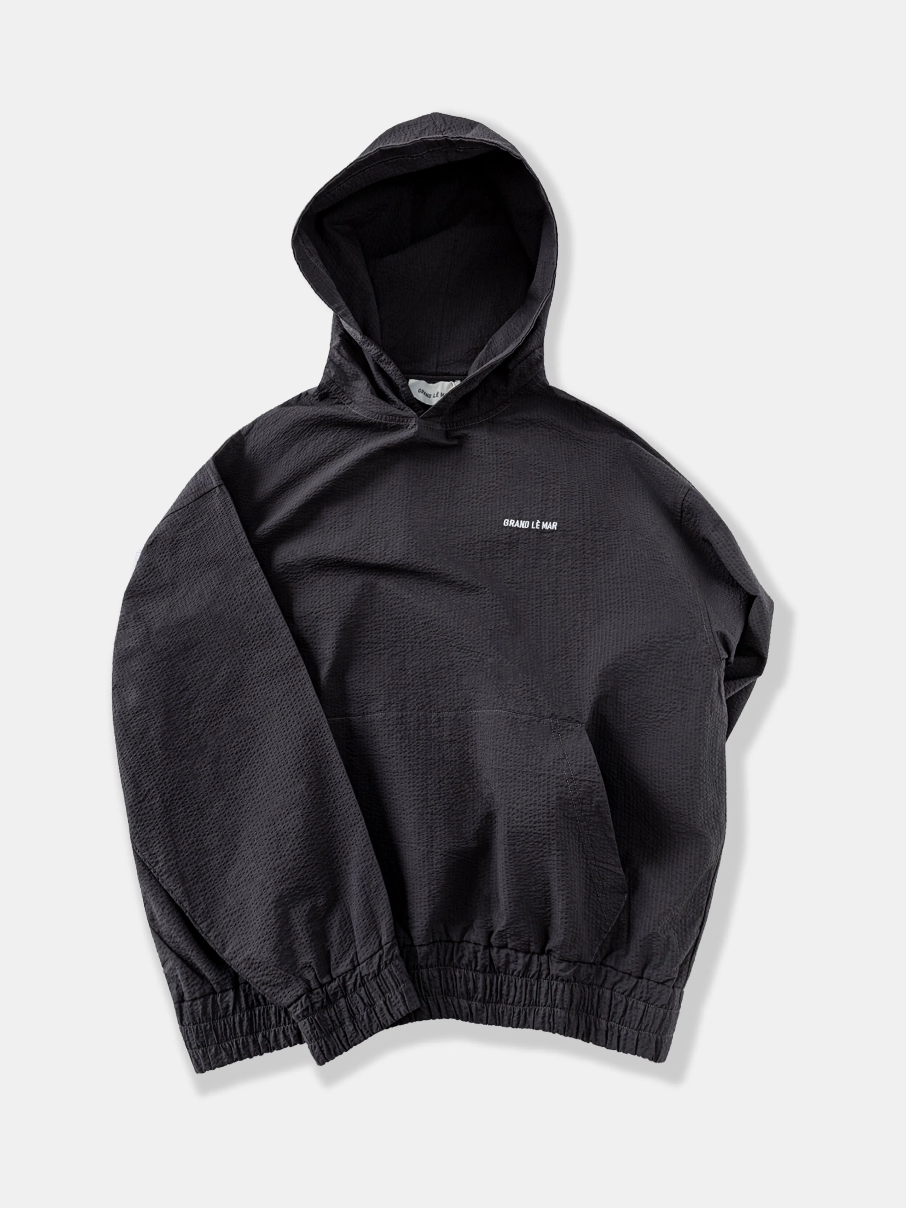 Dark Grey Seersucker Cotton Set sold by Grand Lè Mar product image thumbnail 2