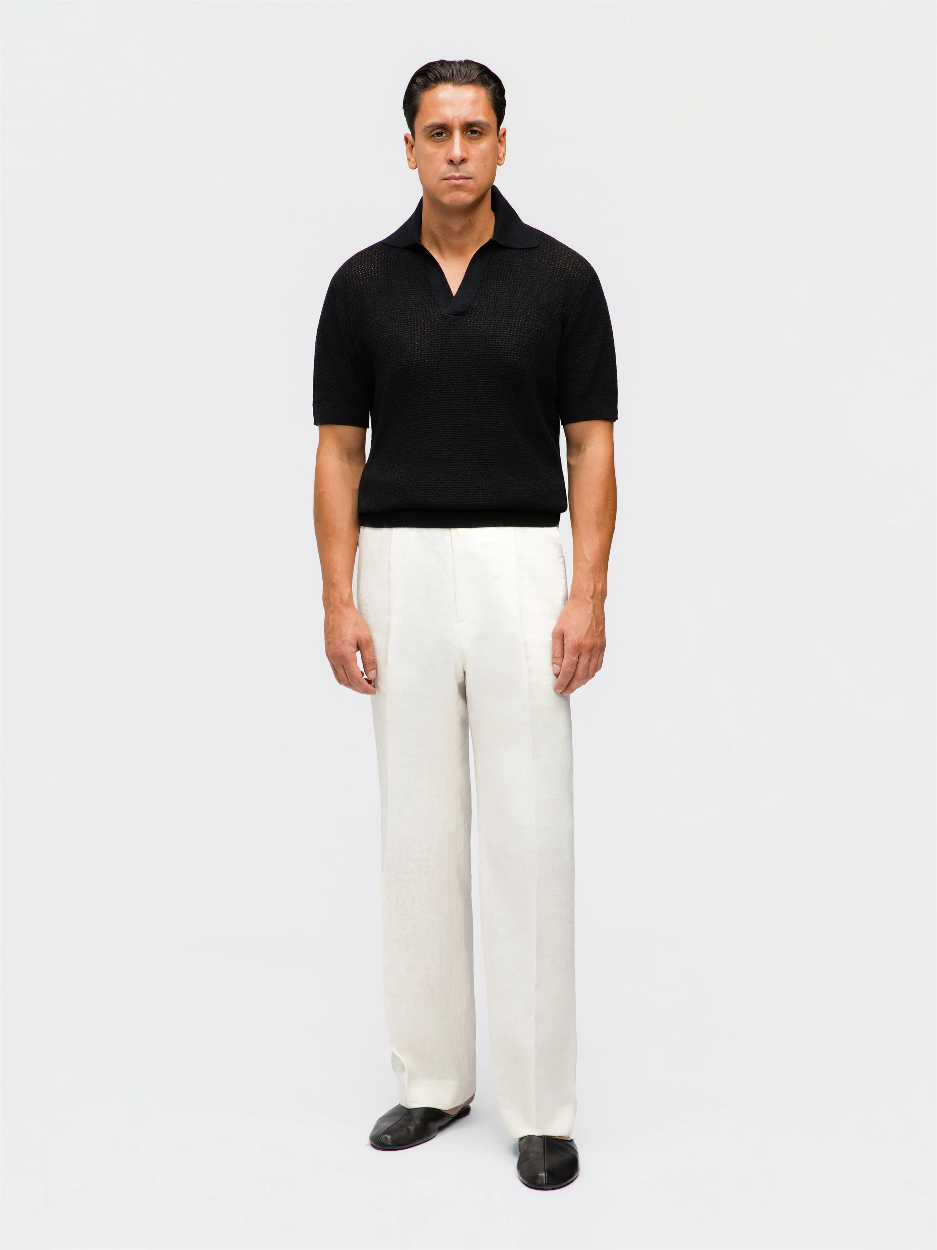 Black Knit Jersey sold by Grand Lè Mar