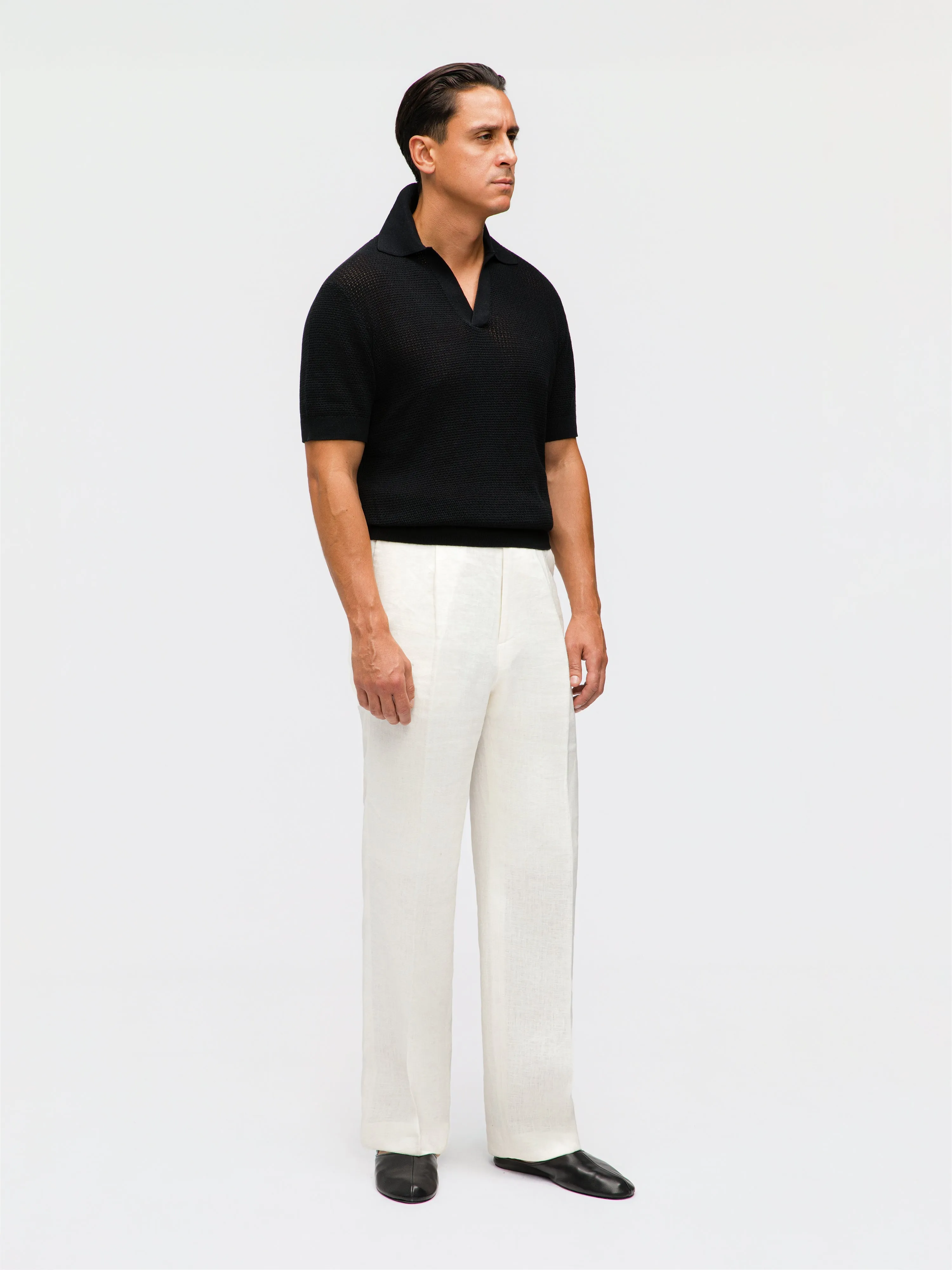 Black Knit Jersey sold by Grand Lè Mar product image thumbnail 3