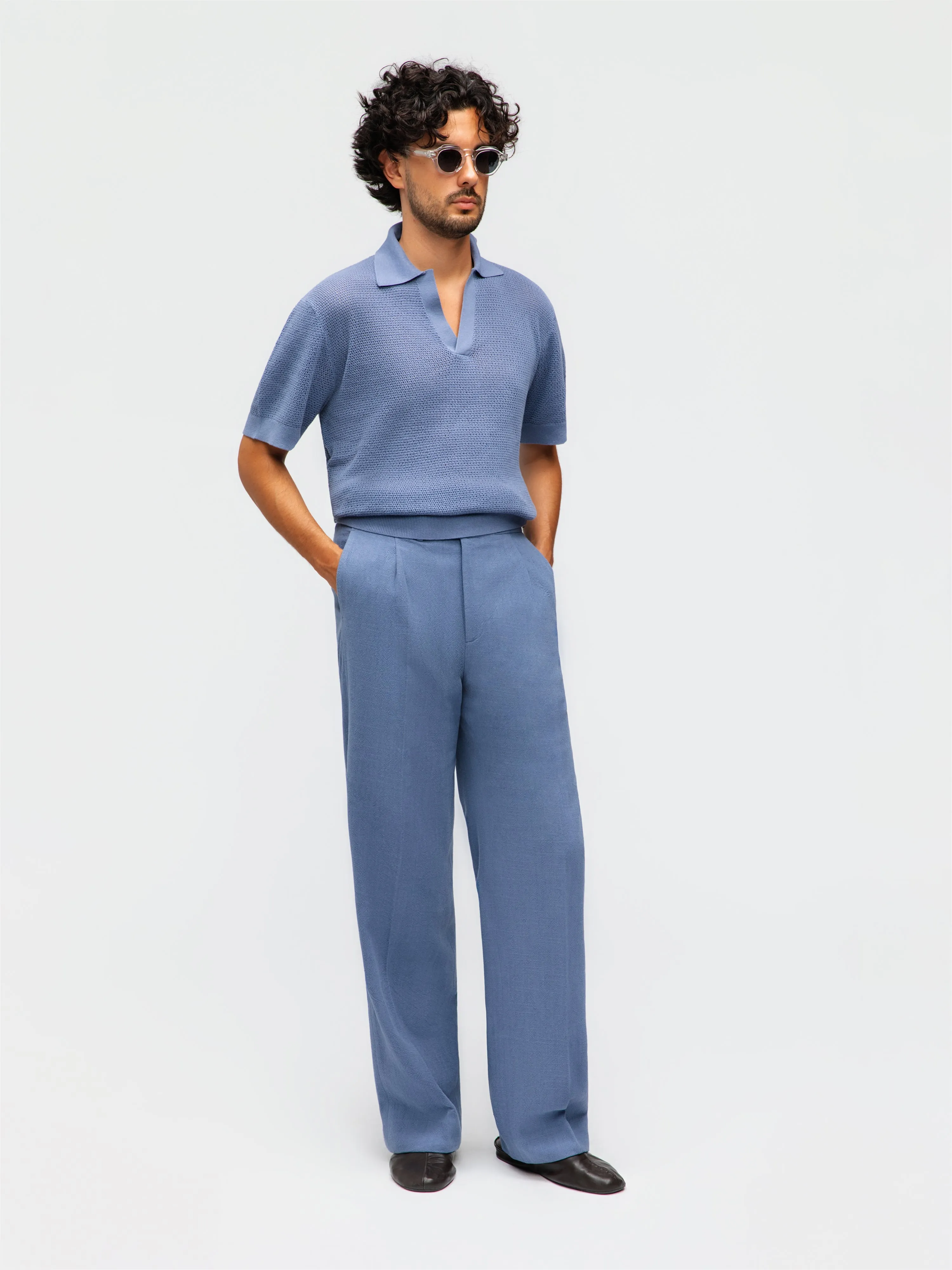 Denim Knit Jersey sold by Grand Lè Mar product image thumbnail 3