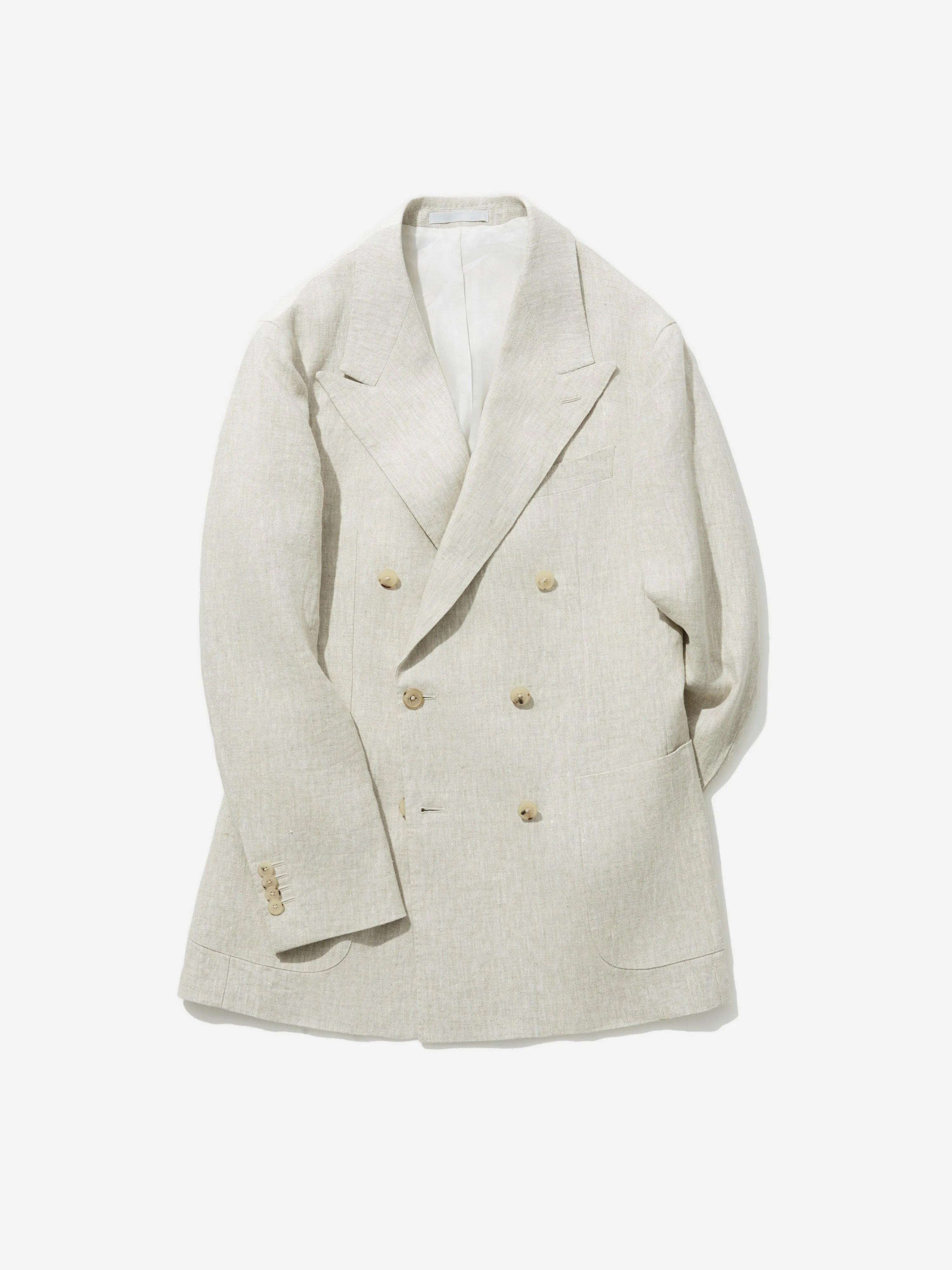 Beige Linen Suit (DB) sold by Grand Lè Mar product image thumbnail 2