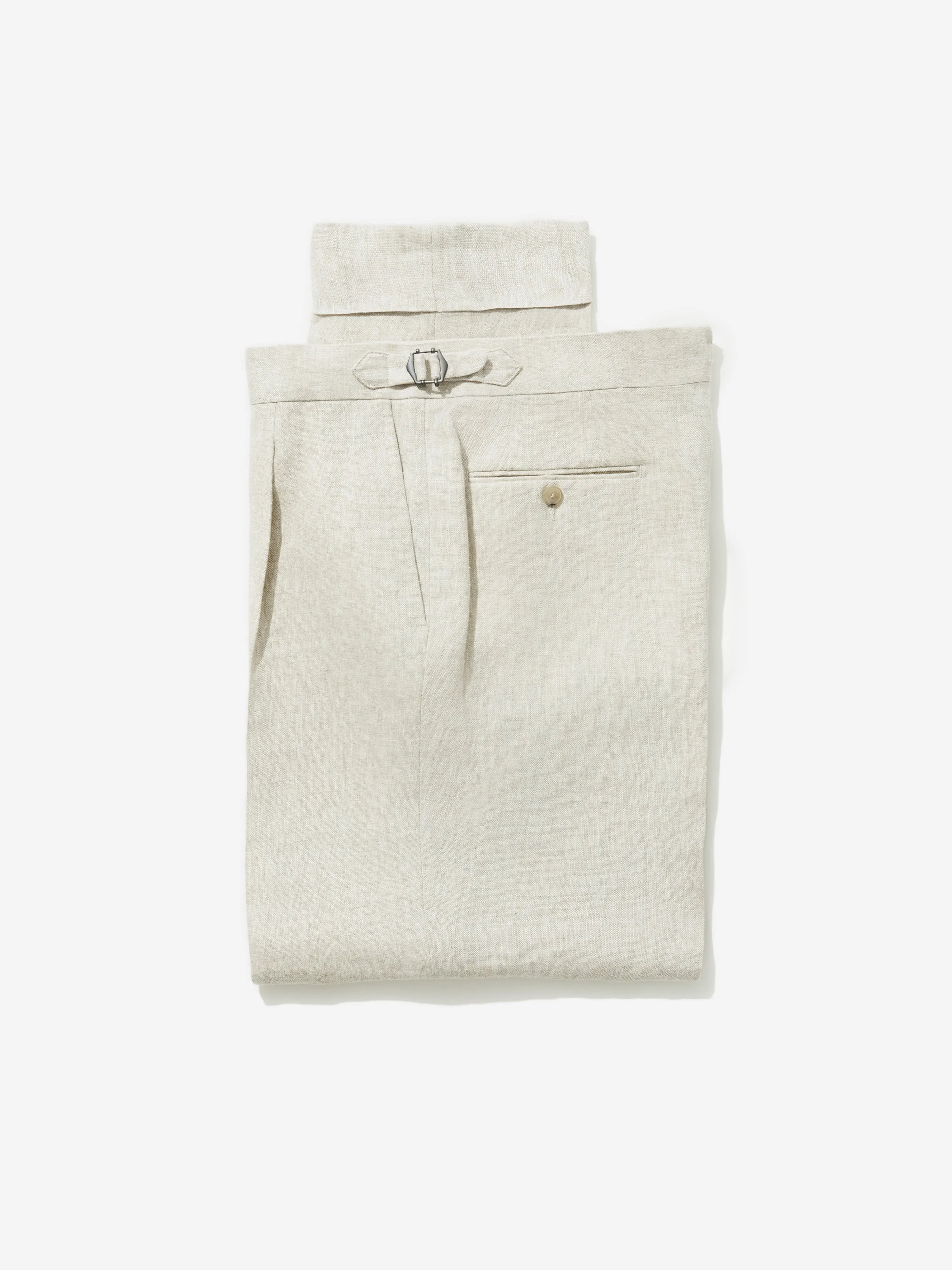 Beige Linen Suit (DB) sold by Grand Lè Mar product image thumbnail 5