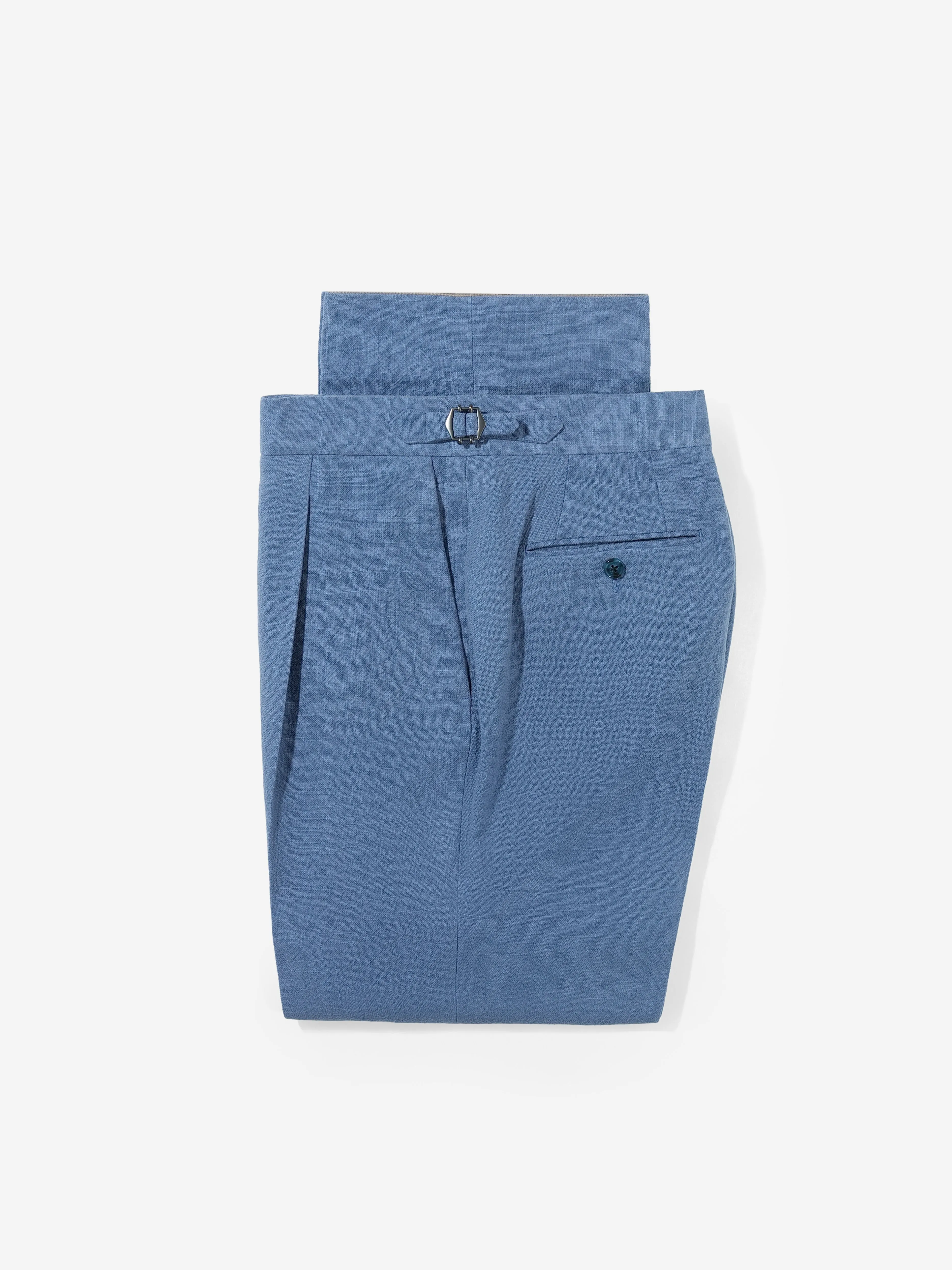 Denim Stonewashed Linen Suit (Casual Fit) sold by Grand Lè Mar product image thumbnail 5