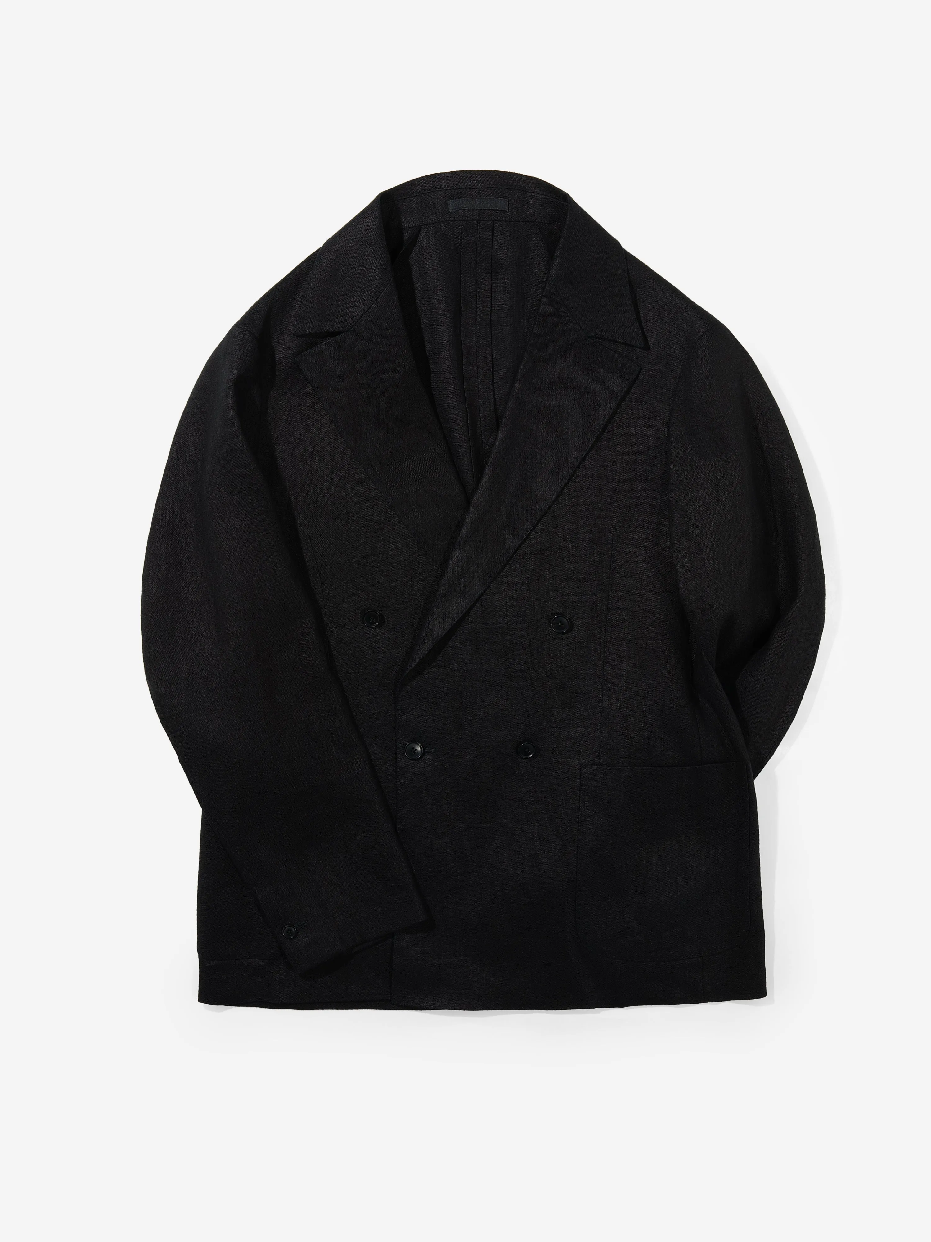 Black Linen Suit (Casual Fit) sold by Grand Lè Mar product image thumbnail 2