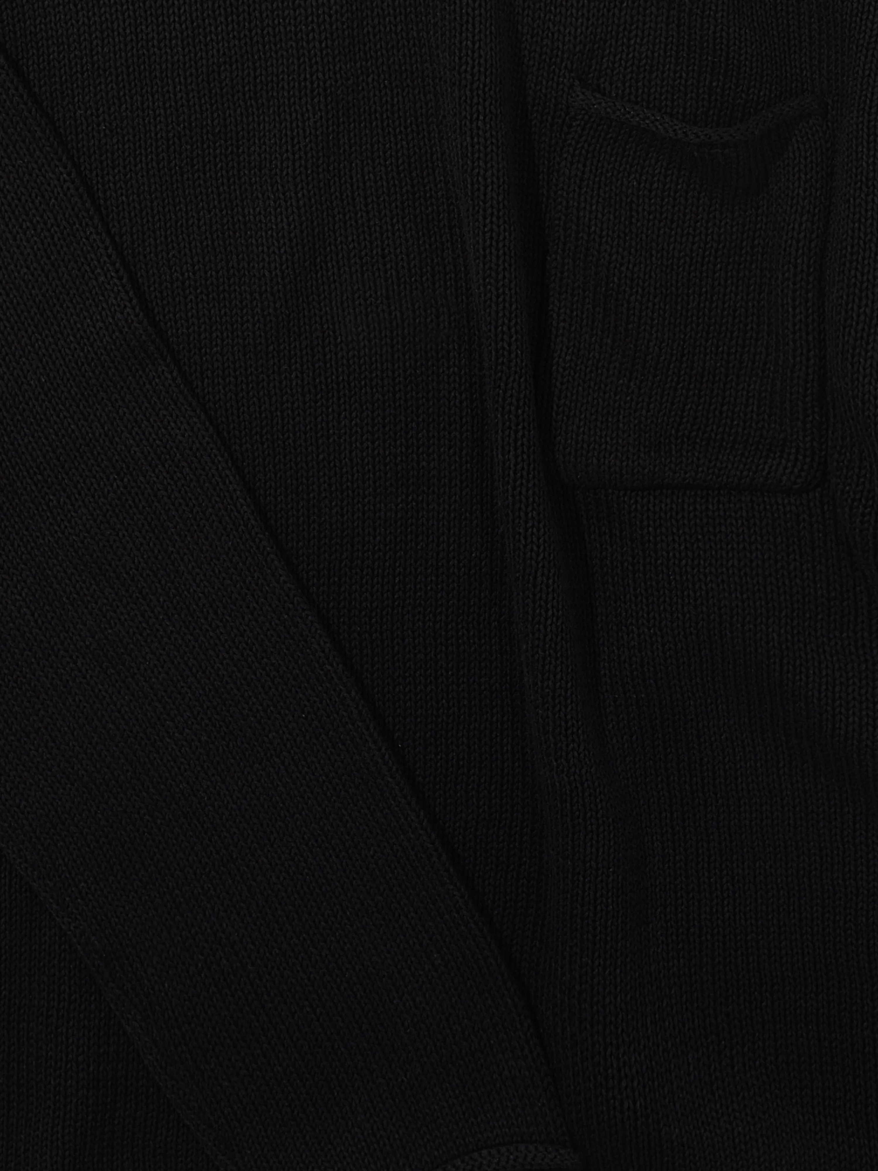 Black Cotton Linen Roll Neck sold by Grand Lè Mar product image thumbnail 5