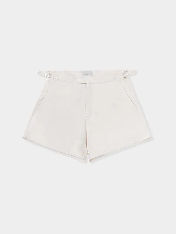 Cream Swim Shorts made by Grand Lè Mar