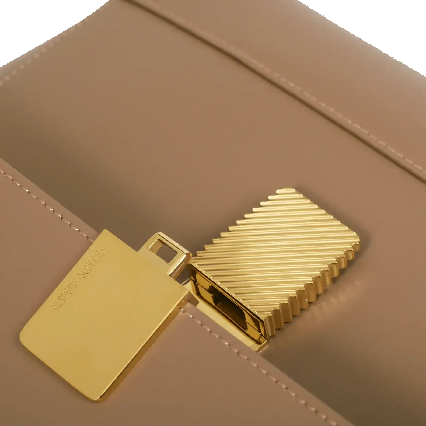 Mini Marly Gold Edition - Cuir Box Taupe sold by Ateliers August product image thumbnail 4