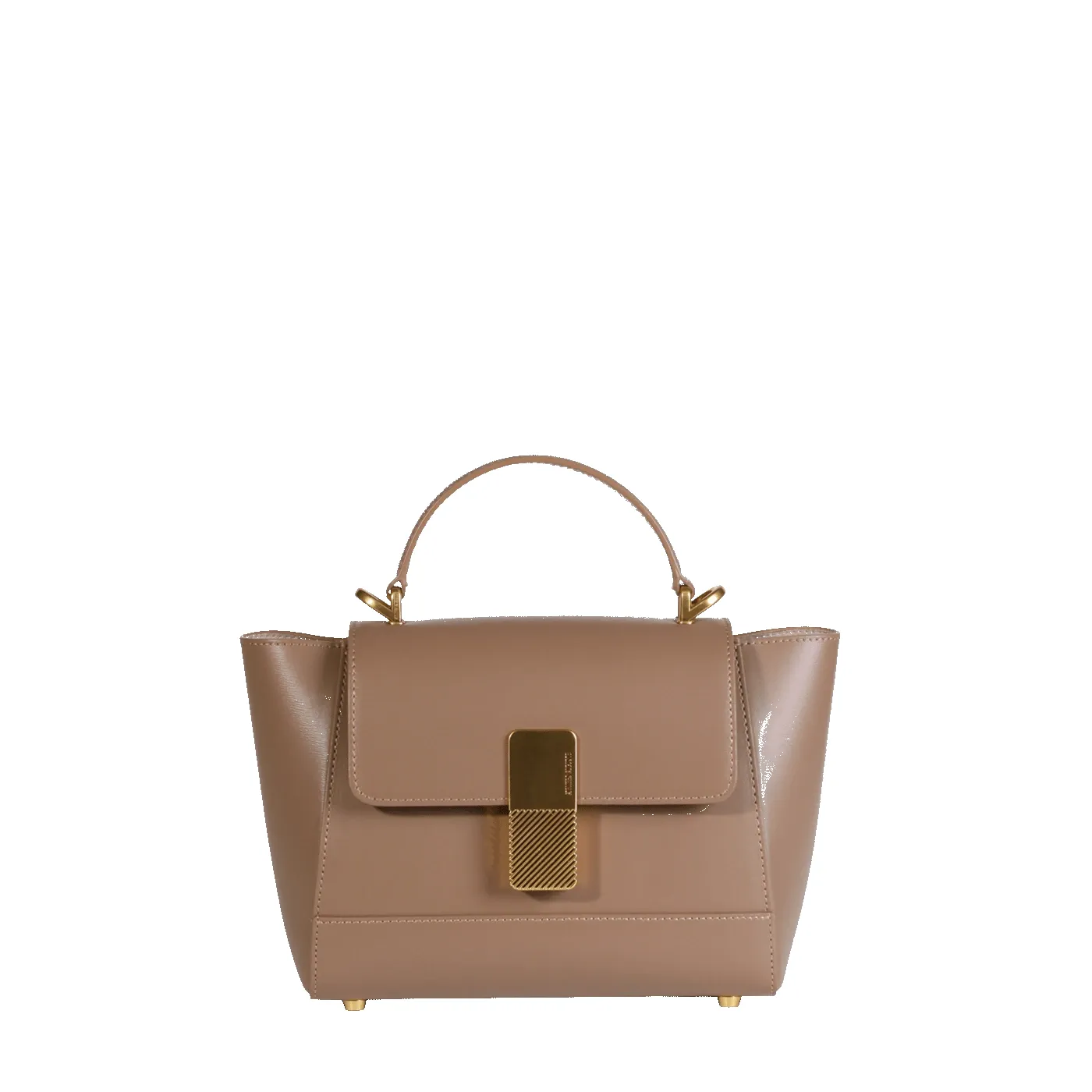 Mini Marly Gold Edition - Cuir Box Taupe sold by Ateliers August
