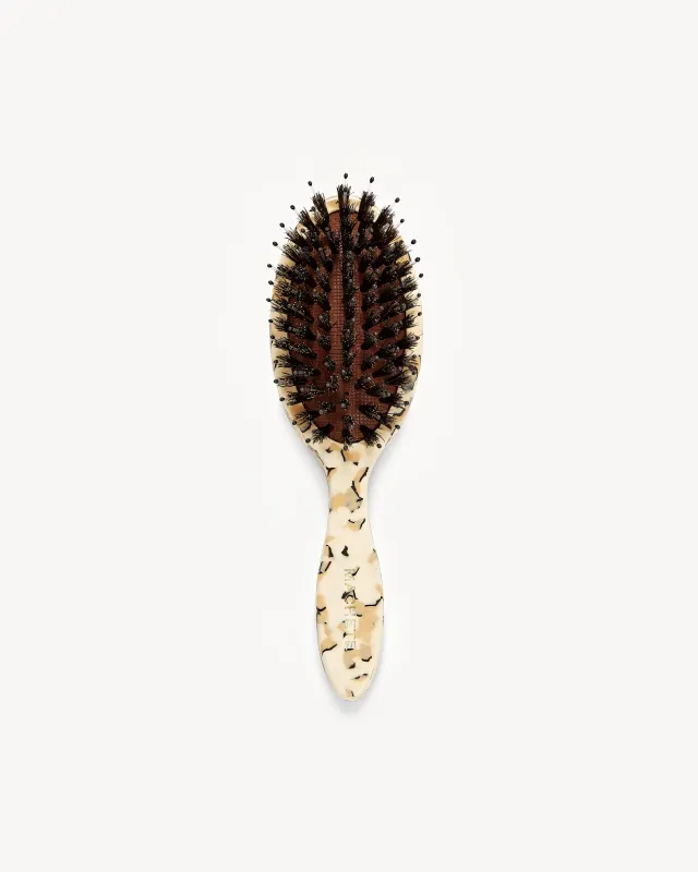Travel Hair Brush in Terrazzo sold by Machete