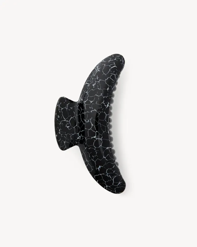 Jumbo Heirloom Claw in Black Marble sold by Machete