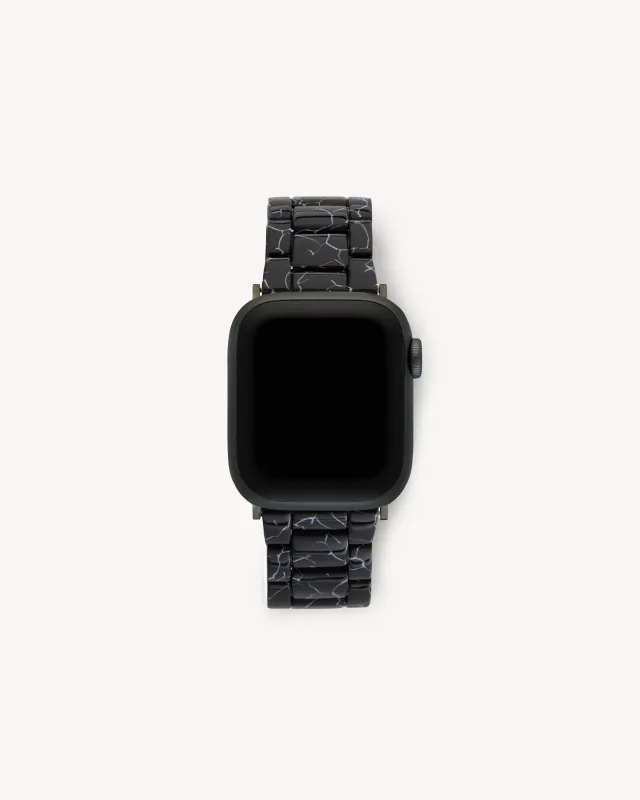 Apple Watch Band in Black Marble sold by Machete