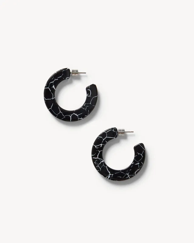 Kate Hoops in Black Marble sold by Machete